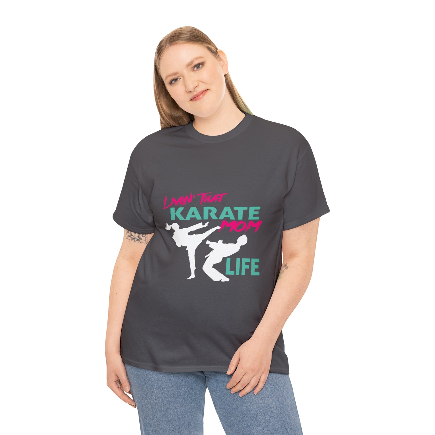 Copy of Livin' That Karate Mom Life Heavy Cotton Tee