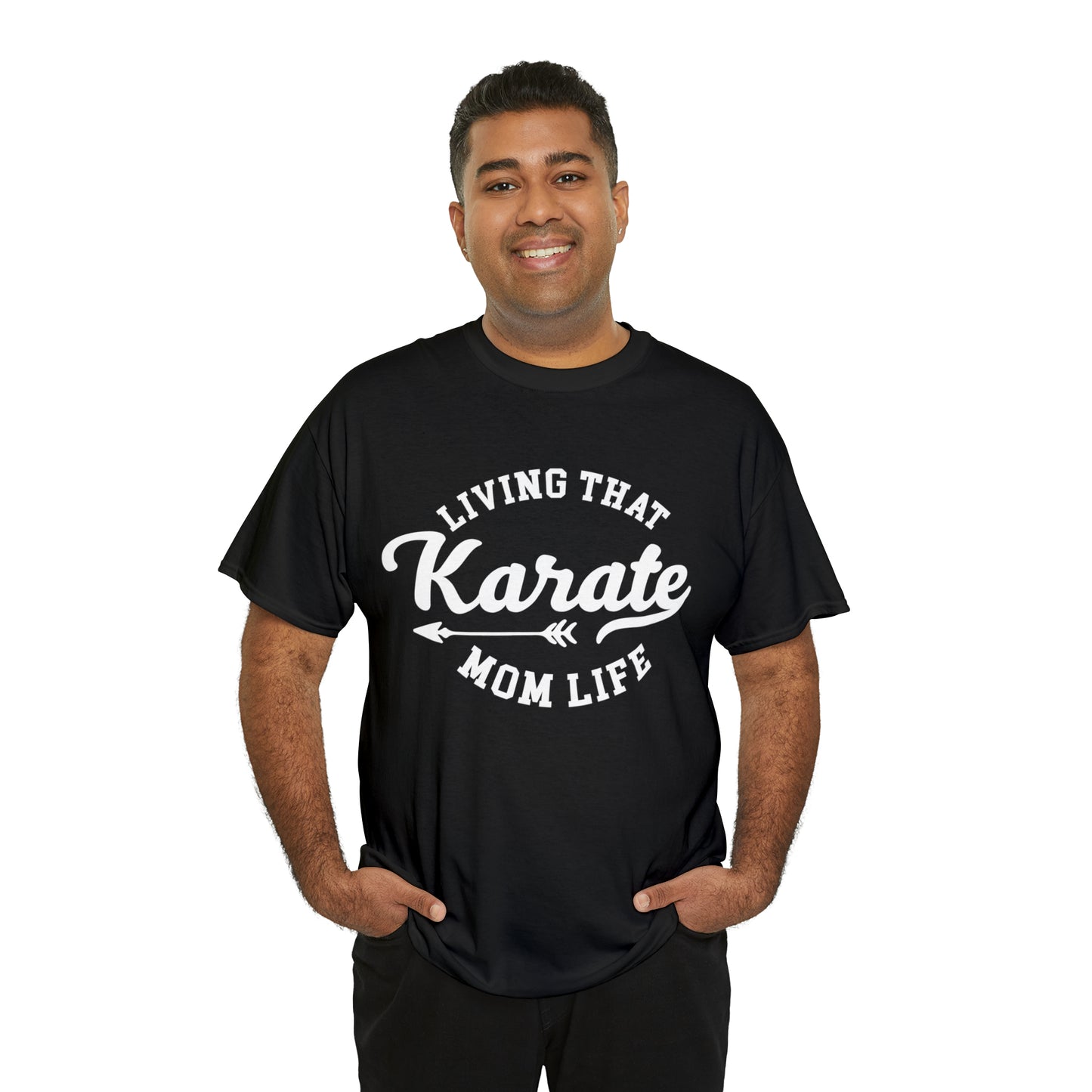 Karate Mom Life! Shirt For Mom, Heavy Cotton Tee