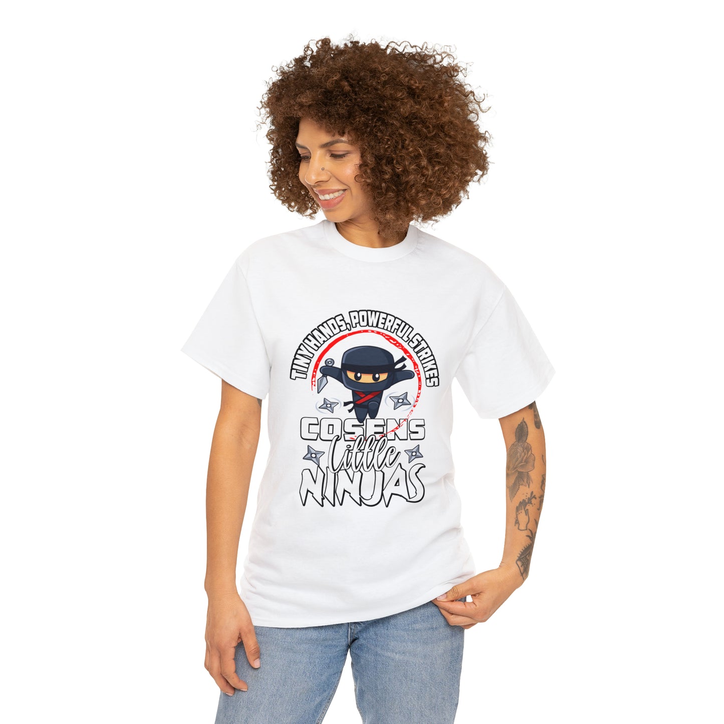 Little Ninjas Adult Unisex Heavy Cotton Tee