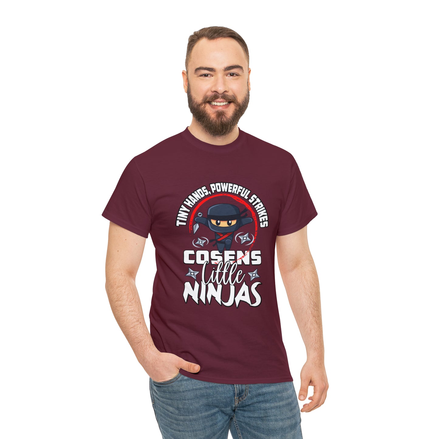 Little Ninjas Adult Unisex Heavy Cotton Tee