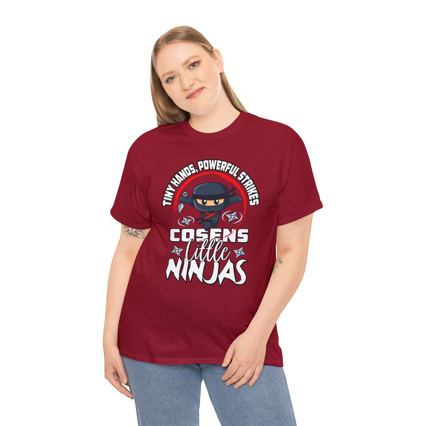 Adult "Little Ninjas" Cosens Martial Arts Unisex Heavy Cotton Tee Unisex Heavy Cotton Tee