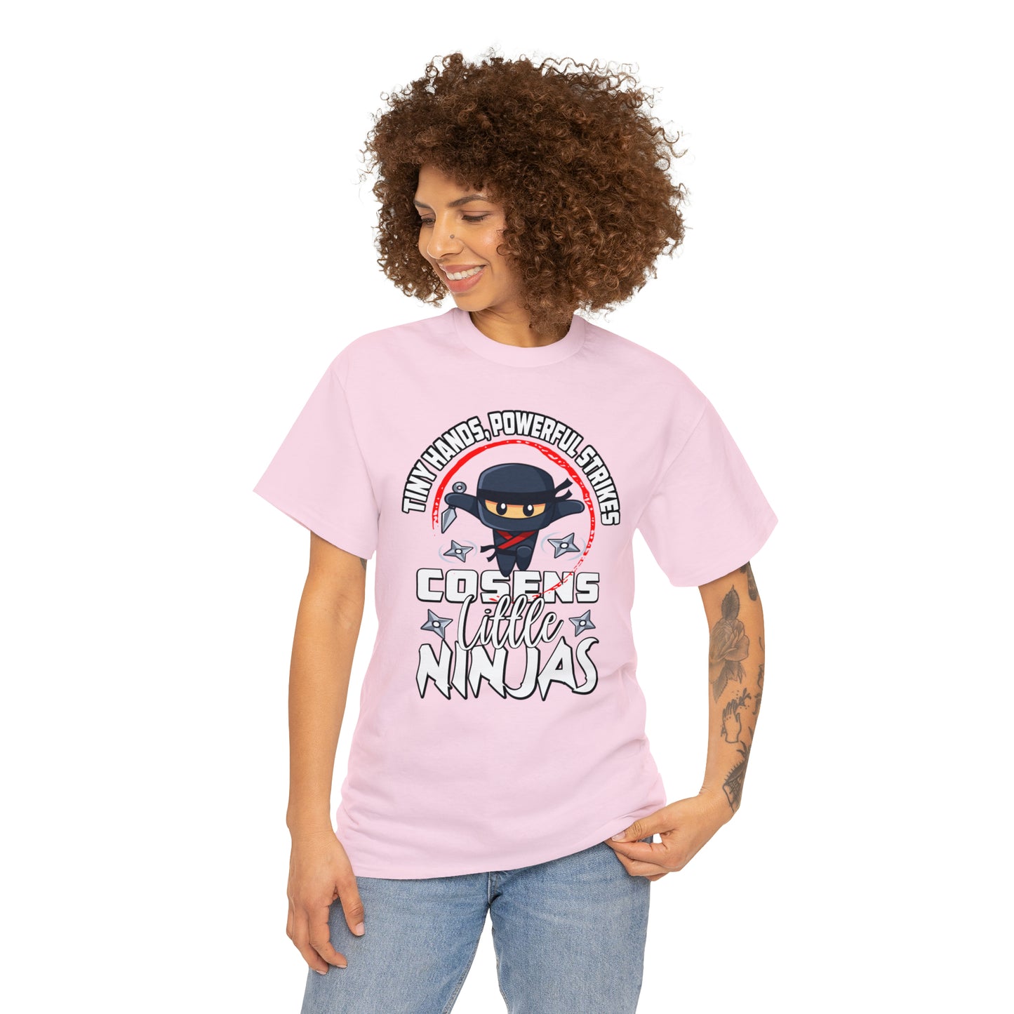 Adult "Little Ninjas" Cosens Martial Arts Unisex Heavy Cotton Tee Unisex Heavy Cotton Tee