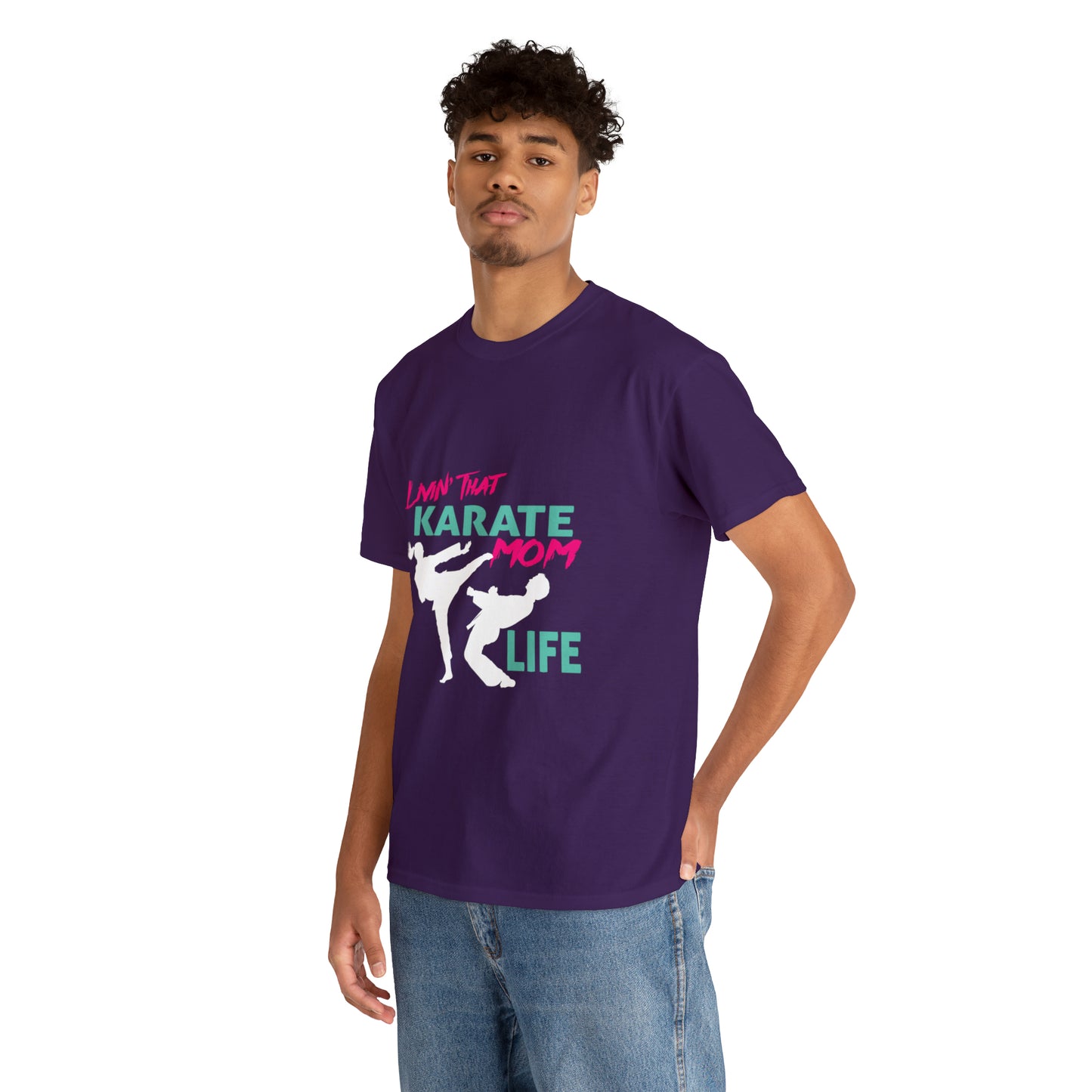 Copy of Livin' That Karate Mom Life Heavy Cotton Tee