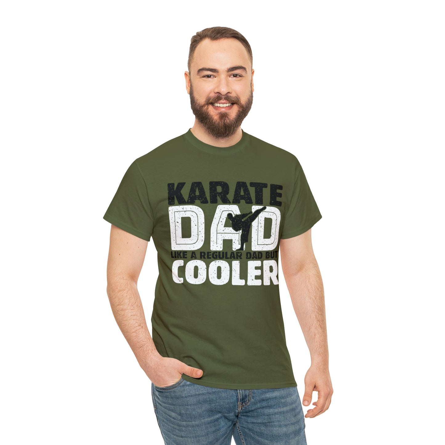 Karate Dad Heavy Cotton Tee