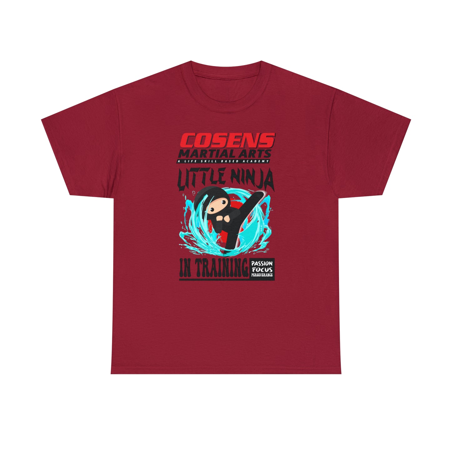 Adult "Little Ninja in Training" Cosens Martial Arts Unisex Heavy Cotton Tee Unisex Heavy Cotton Tee