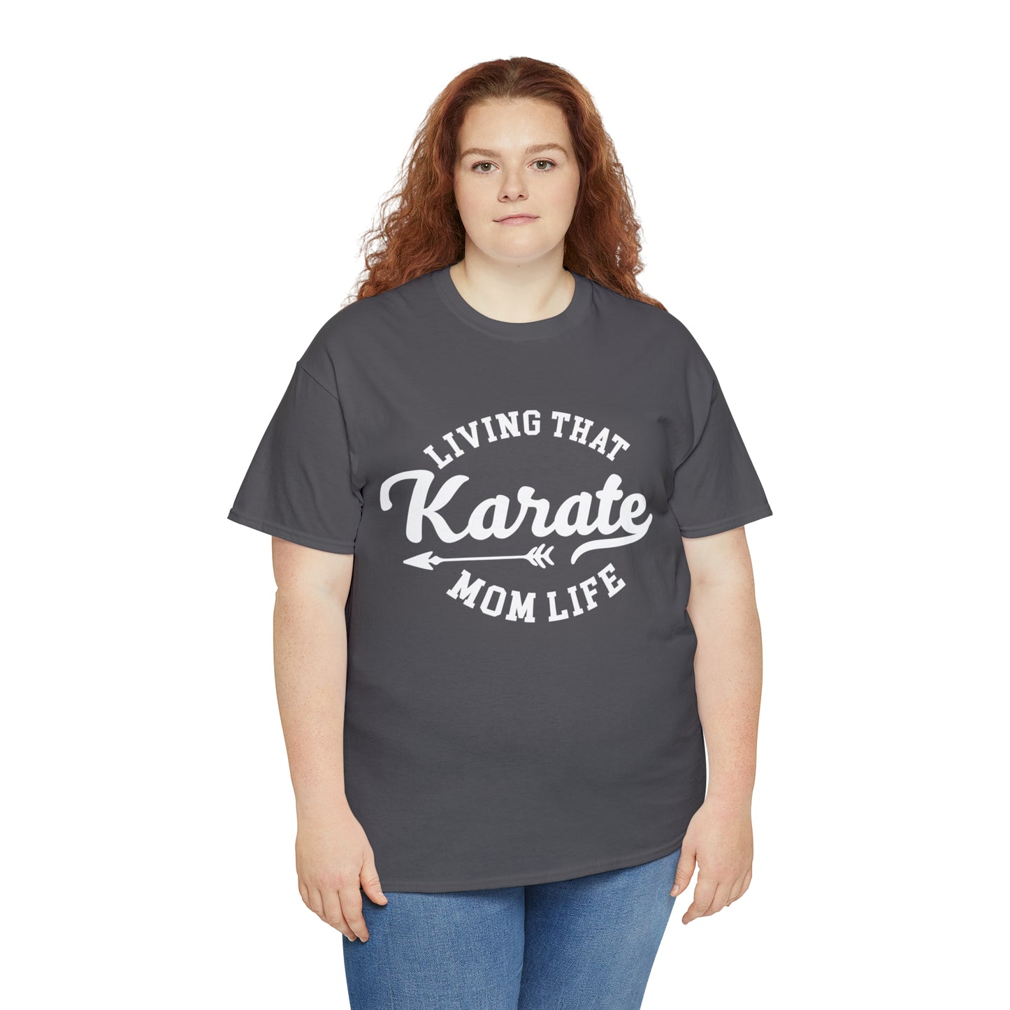 Karate Mom Life! Shirt For Mom, Heavy Cotton Tee