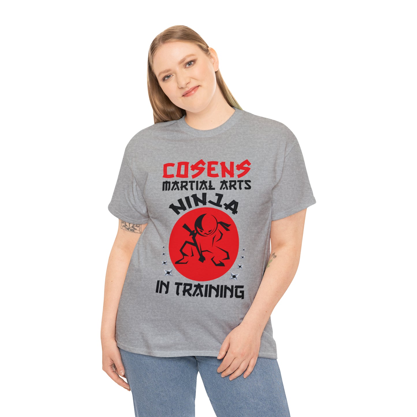 Adult "Ninja in Training" Unisex Heavy Cotton Tee
