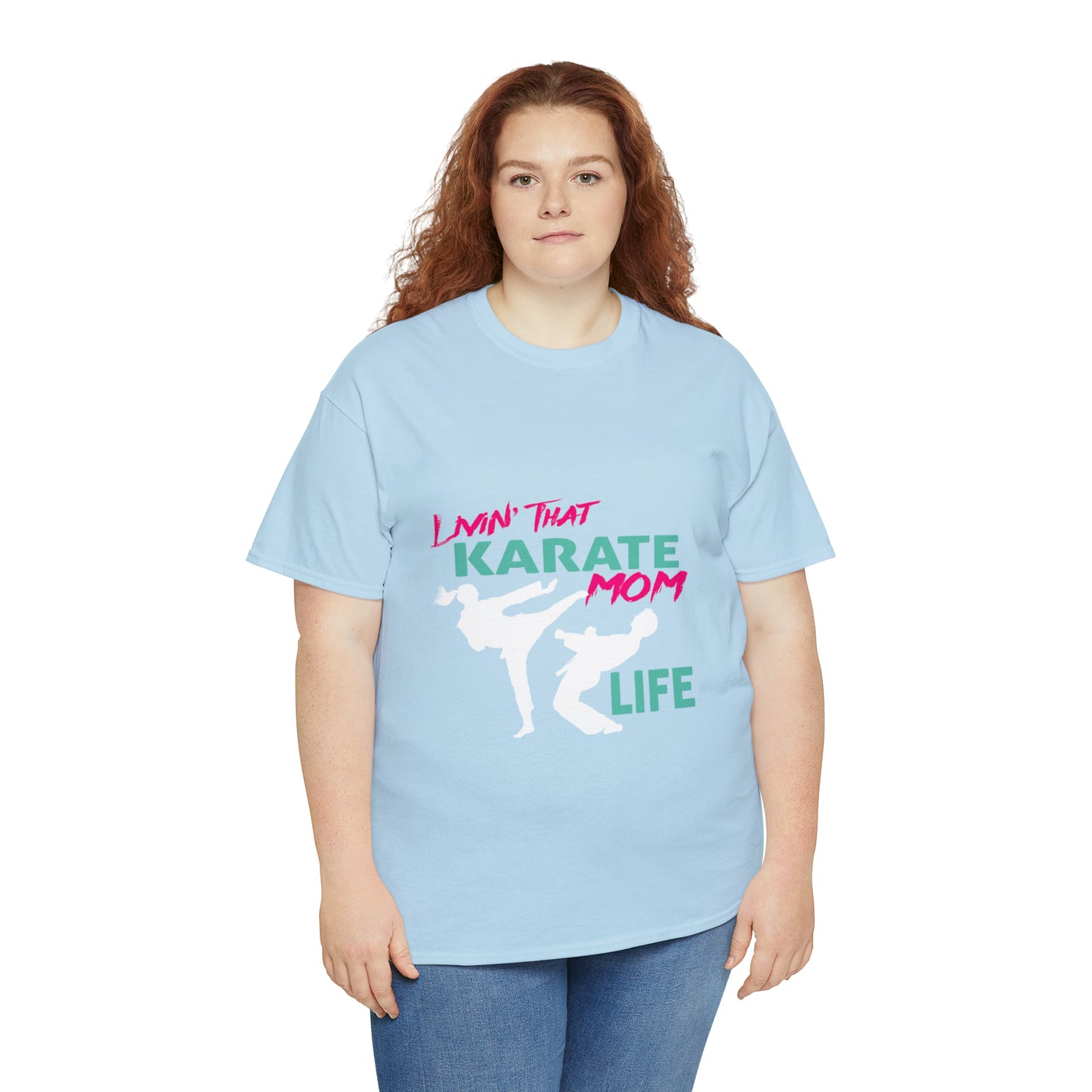 Copy of Livin' That Karate Mom Life Heavy Cotton Tee