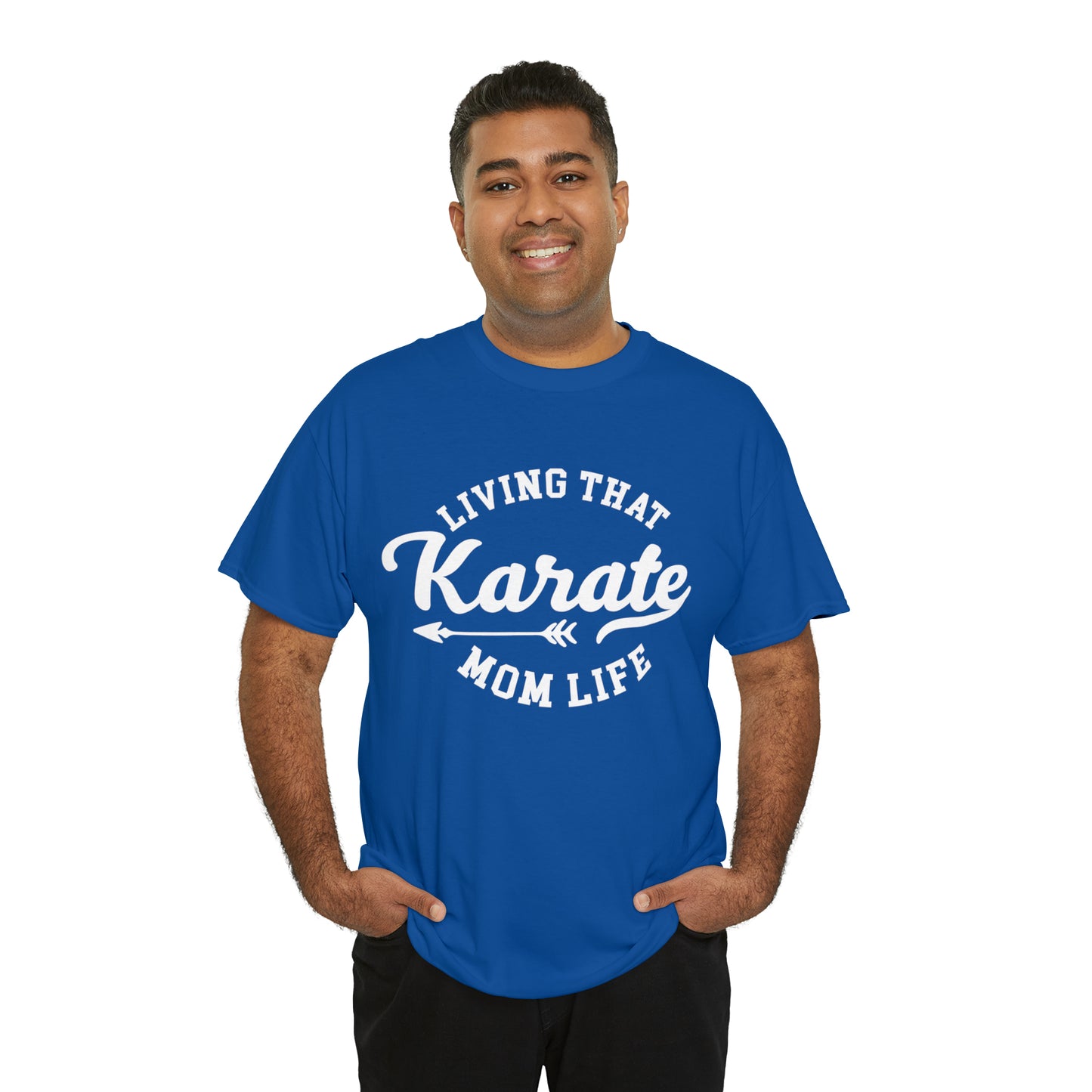 Karate Mom Life! Shirt For Mom, Heavy Cotton Tee