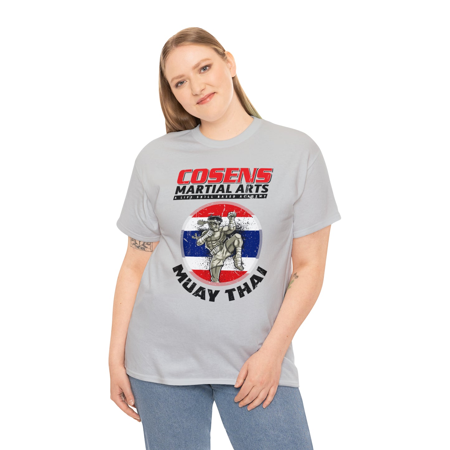 Adult "Muay Thai" Cosens Martial Arts Unisex Heavy Cotton Tee Unisex Heavy Cotton Tee