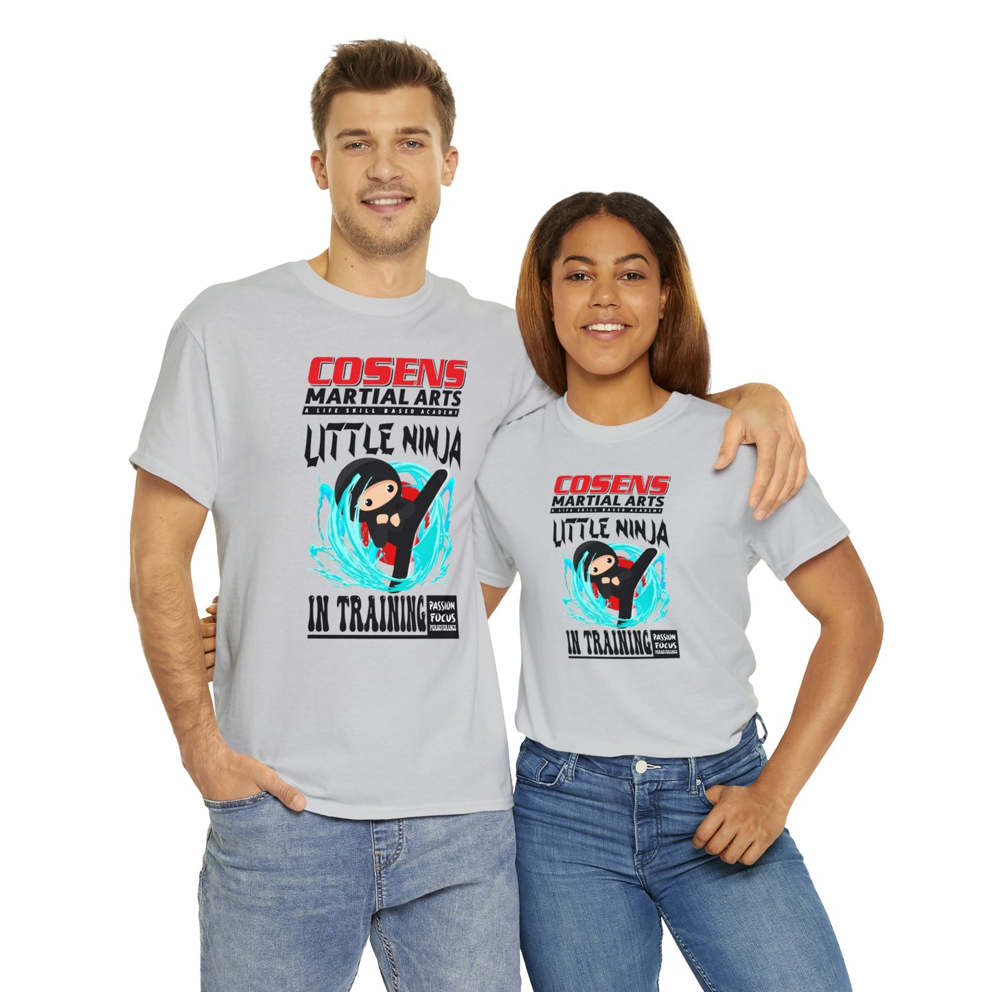 Adult "Little Ninja in Training" Cosens Martial Arts Unisex Heavy Cotton Tee Unisex Heavy Cotton Tee