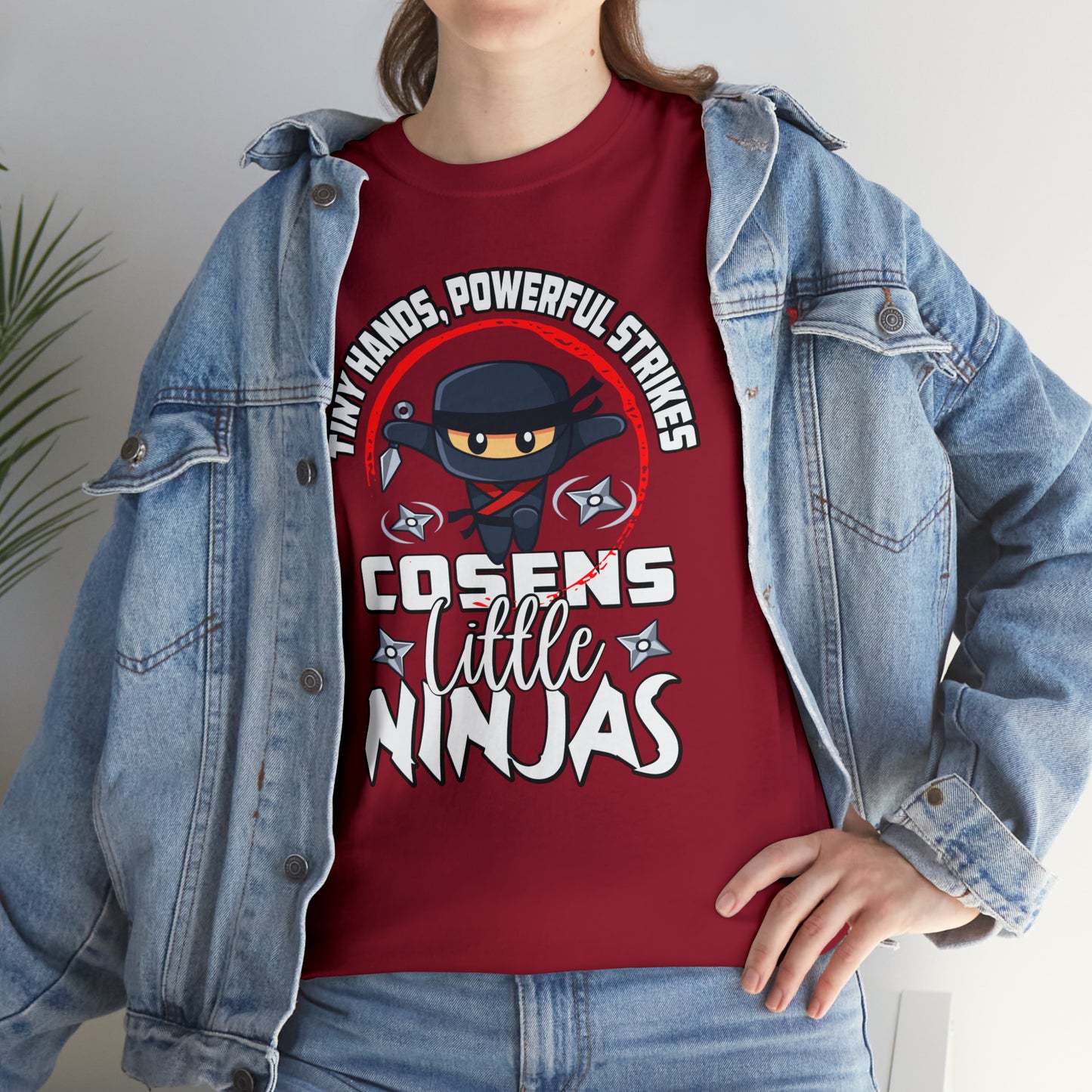 Adult "Little Ninjas" Cosens Martial Arts Unisex Heavy Cotton Tee Unisex Heavy Cotton Tee
