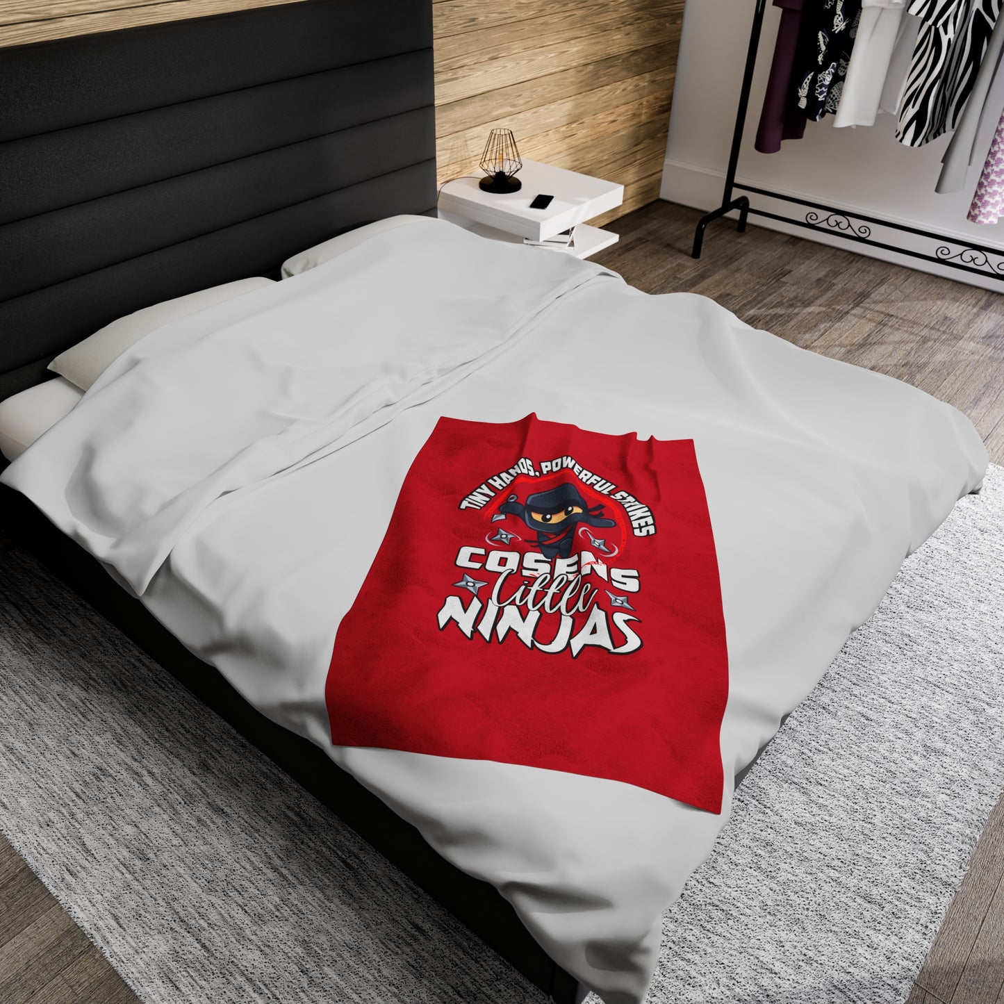 Little Ninja Cozy Blanket – Softness Meets Martial Arts Spirit