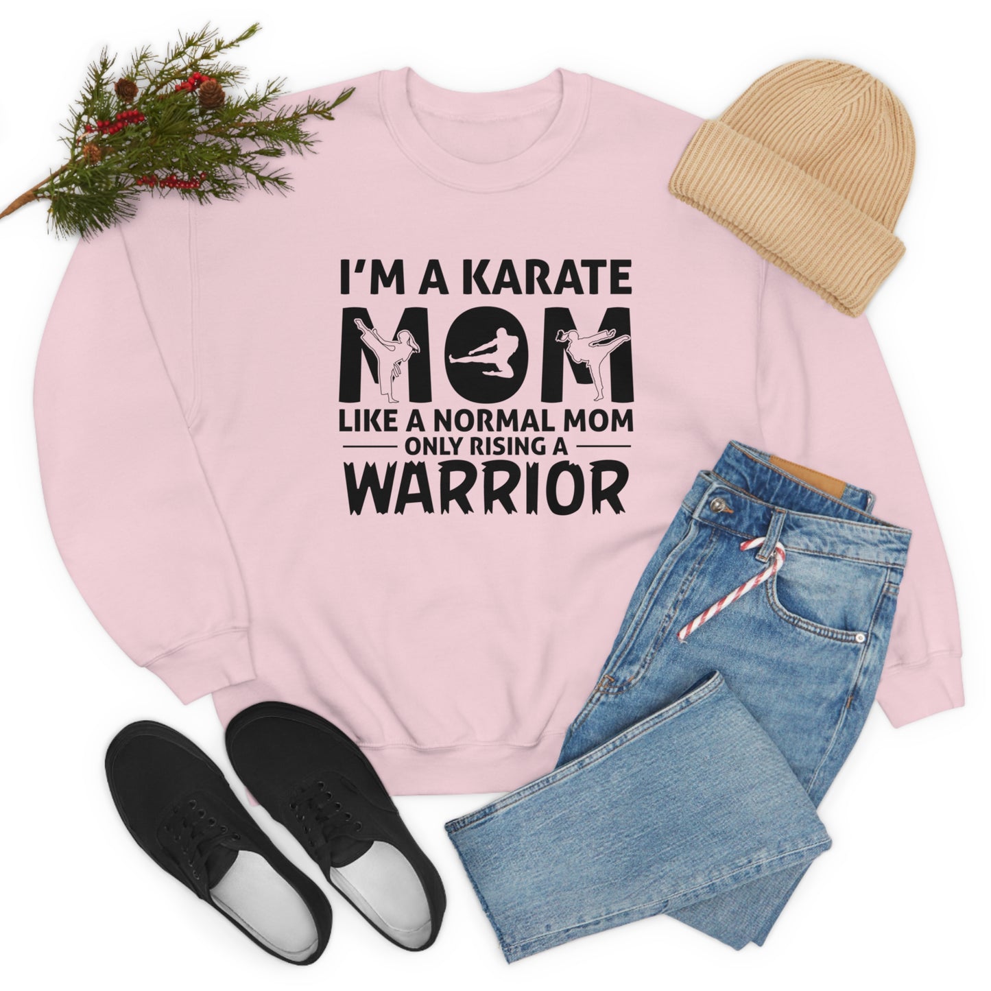 Cosens I'm a Karate Mom Heavy Blend™ Crewneck Sweatshirt