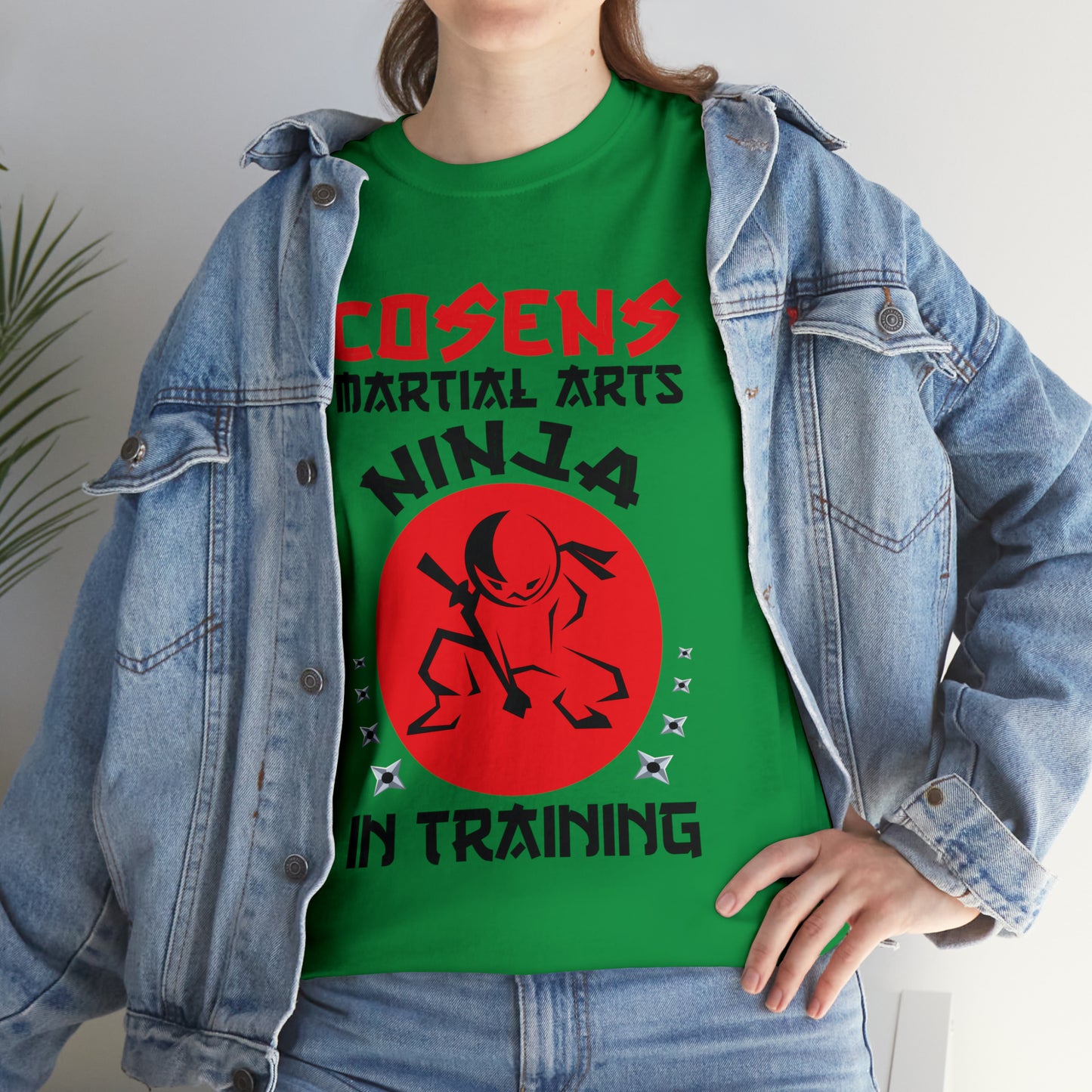 Adult "Ninja in Training" Unisex Heavy Cotton Tee