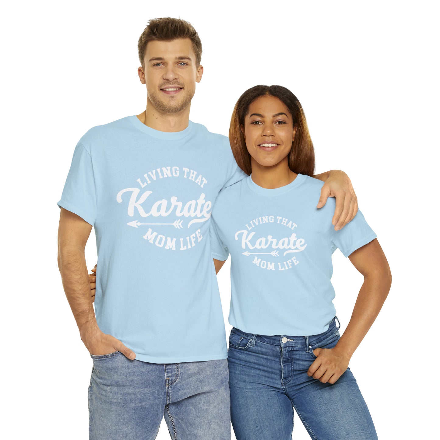 Karate Mom Life! Shirt For Mom, Heavy Cotton Tee