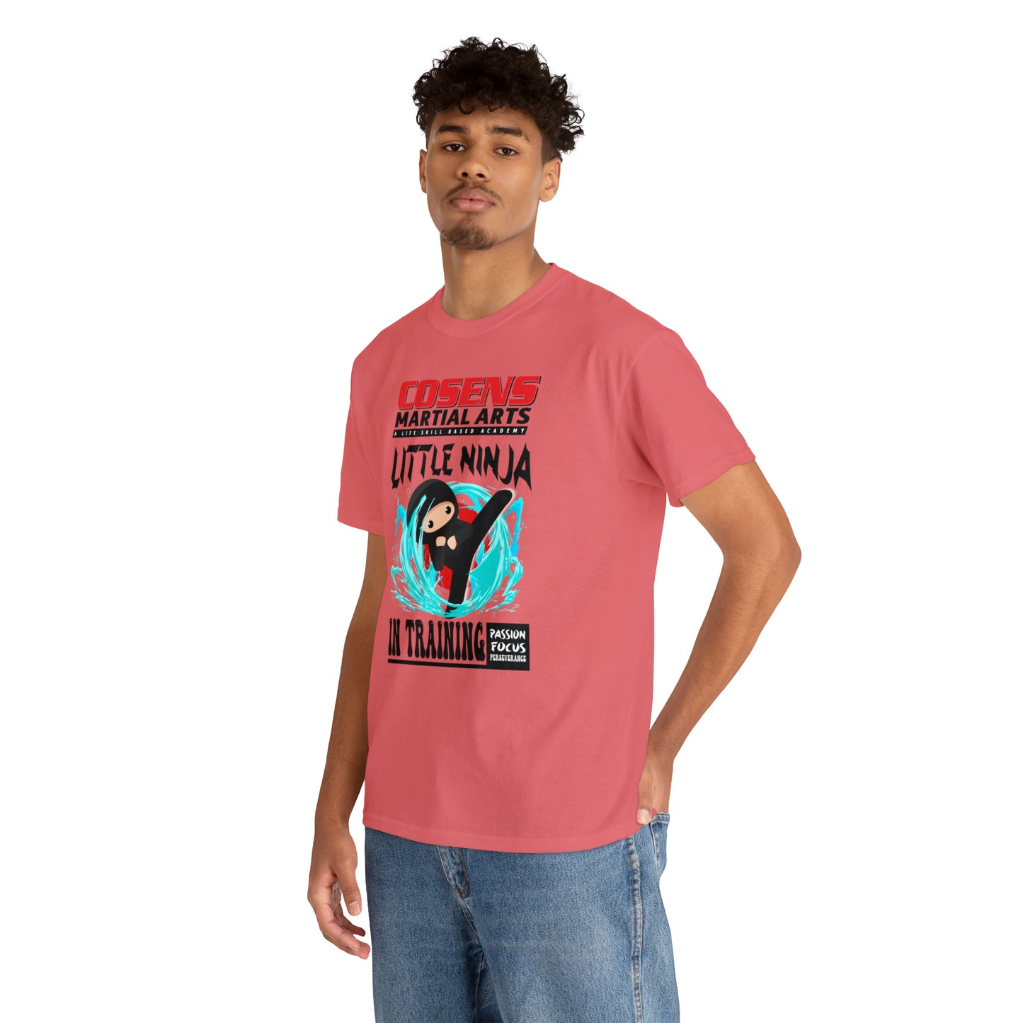Adult "Little Ninja in Training" Cosens Martial Arts Unisex Heavy Cotton Tee Unisex Heavy Cotton Tee