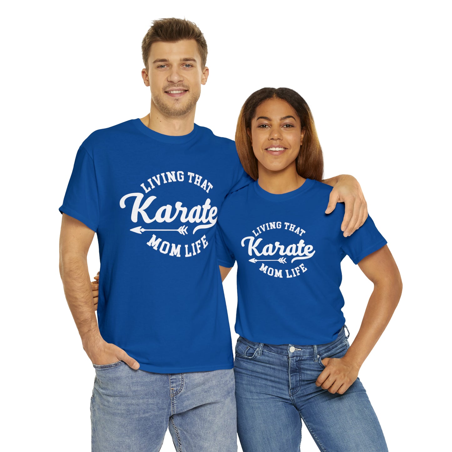 Karate Mom Life! Shirt For Mom, Heavy Cotton Tee
