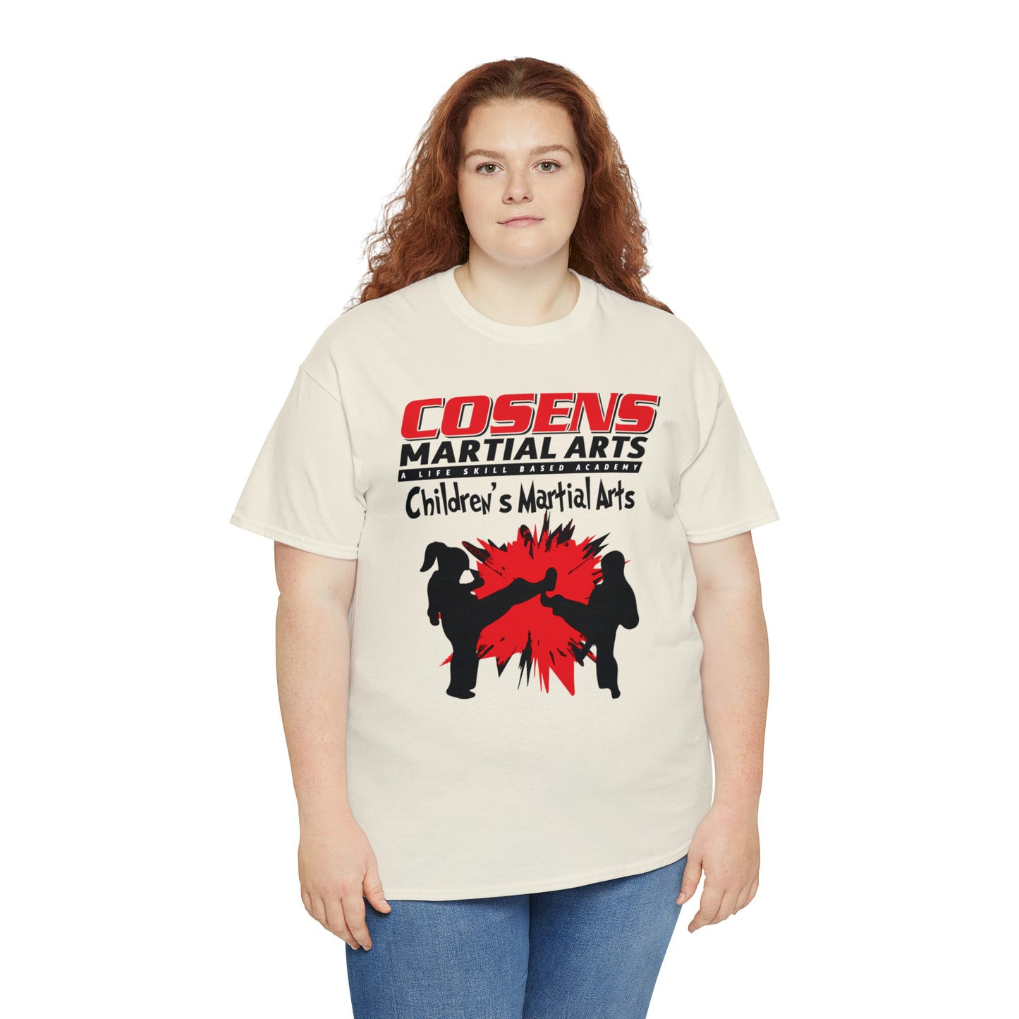 Adult "Childrens Martial Arts" Cosens Martial Arts Unisex Heavy Cotton Tee Unisex Heavy Cotton Tee