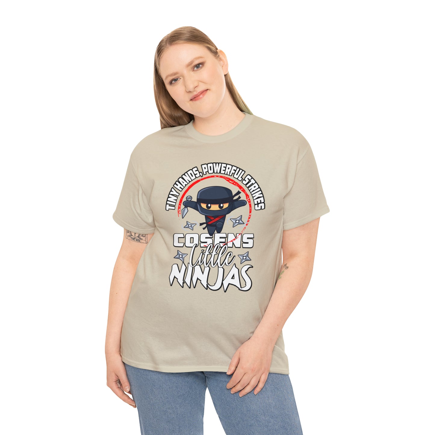 Adult "Little Ninjas" Cosens Martial Arts Unisex Heavy Cotton Tee Unisex Heavy Cotton Tee