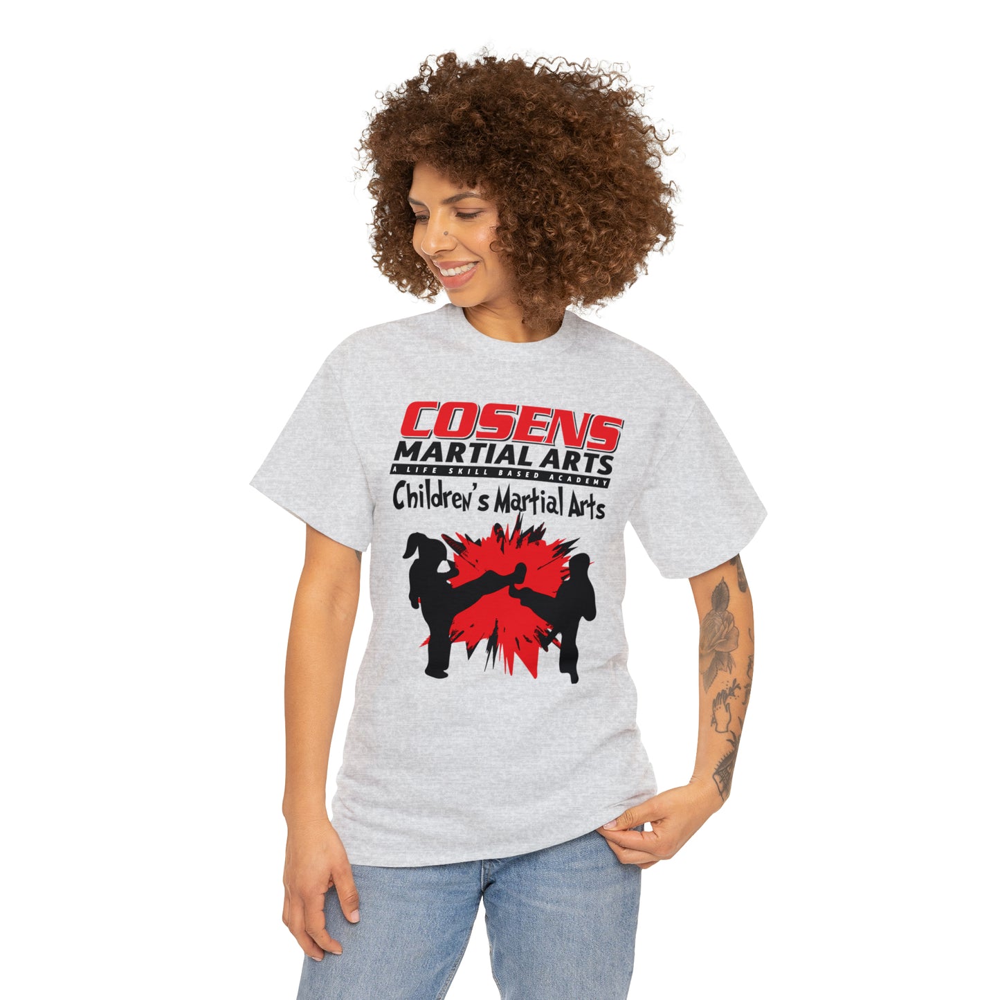 Adult "Childrens Martial Arts" Cosens Martial Arts Unisex Heavy Cotton Tee Unisex Heavy Cotton Tee