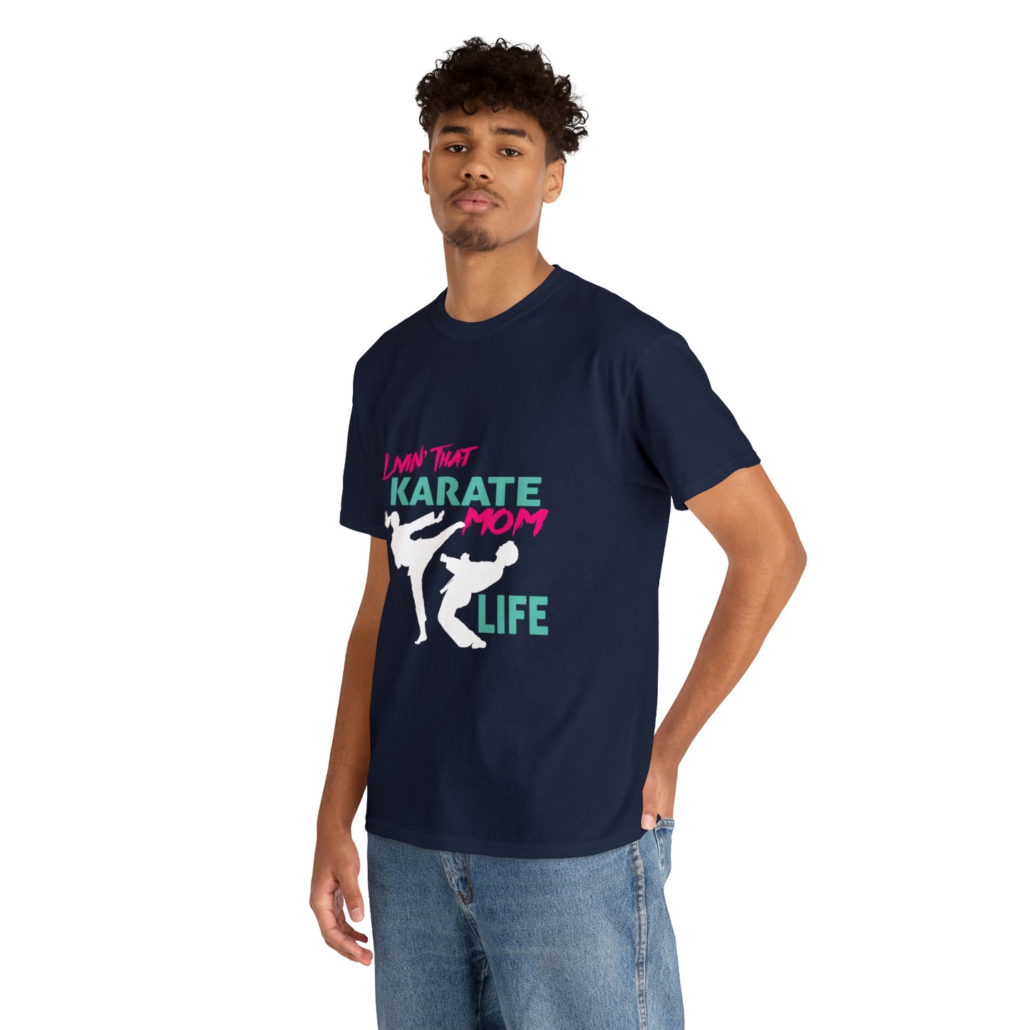 Copy of Livin' That Karate Mom Life Heavy Cotton Tee