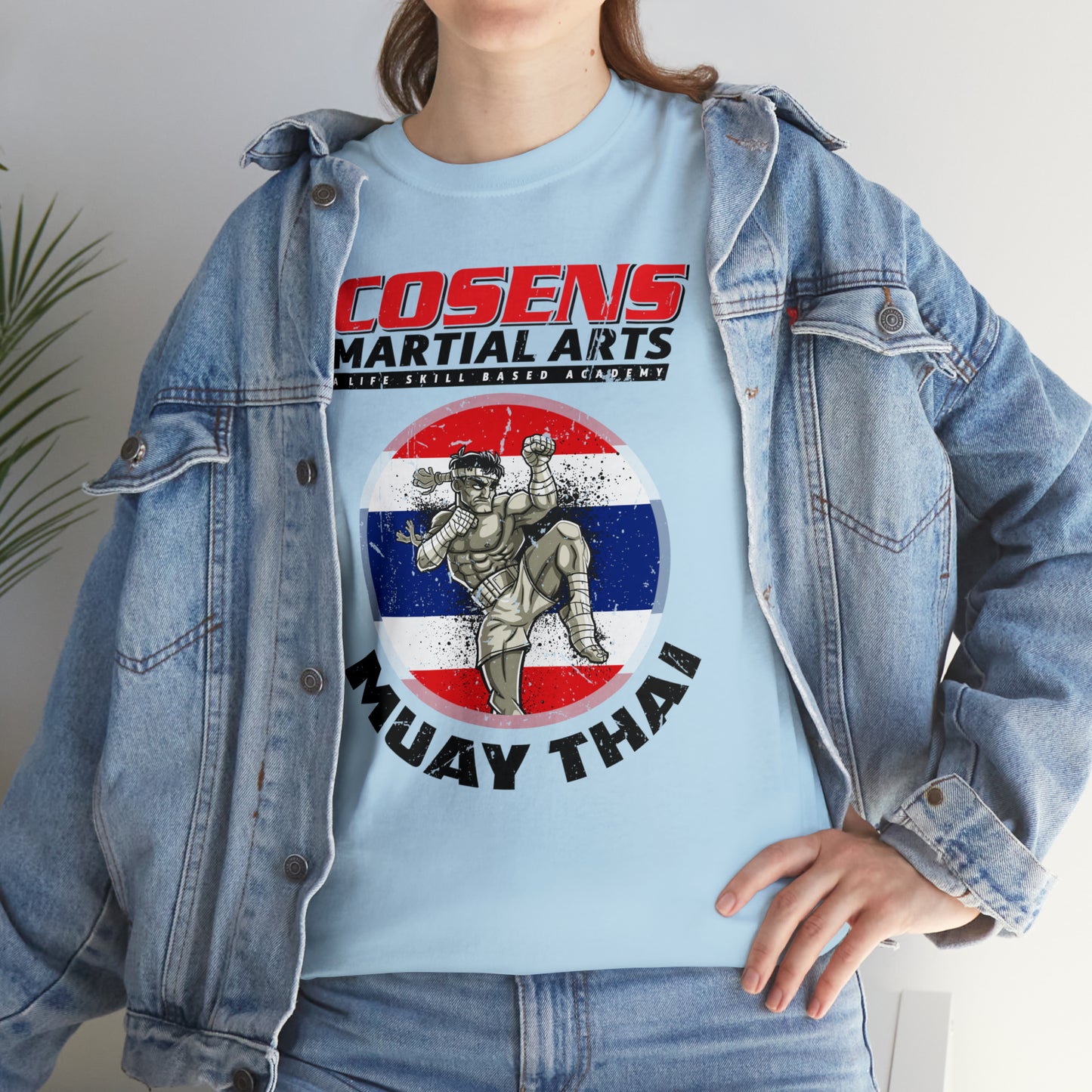 Adult "Muay Thai" Cosens Martial Arts Unisex Heavy Cotton Tee Unisex Heavy Cotton Tee