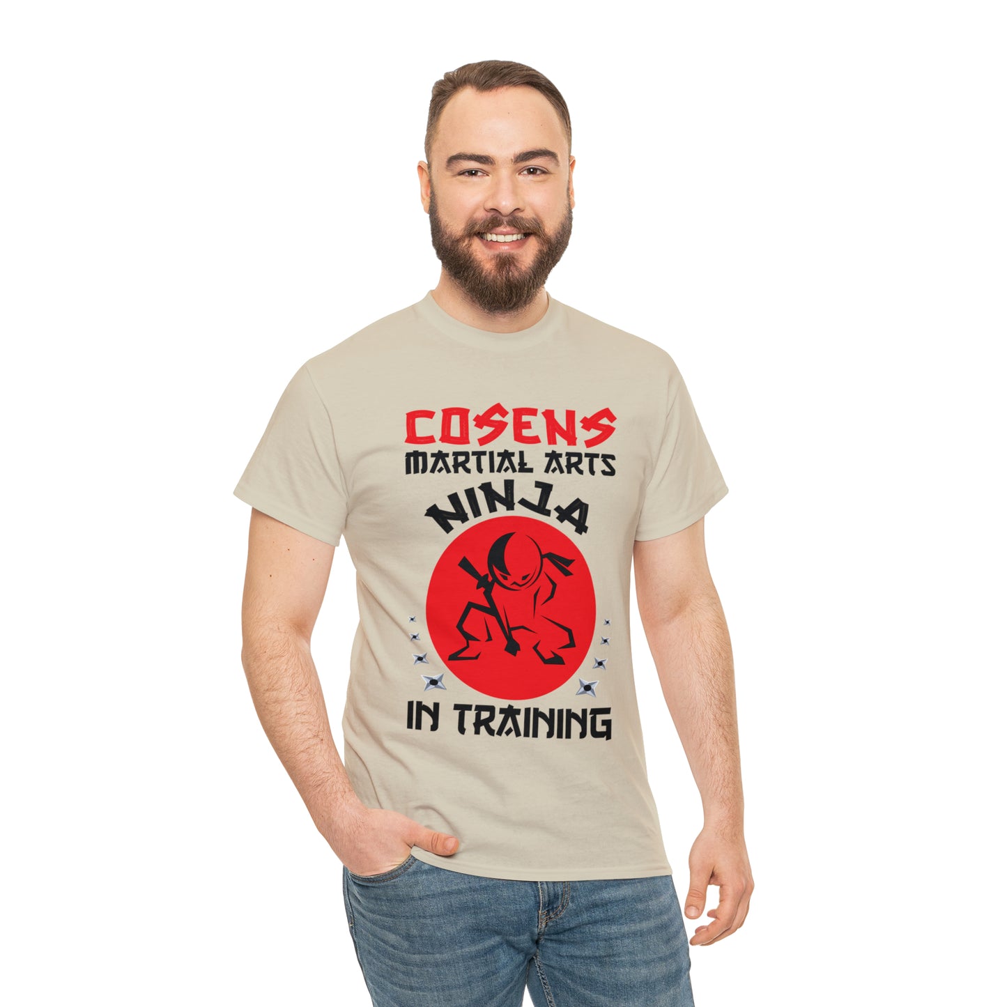 Adult "Ninja in Training" Unisex Heavy Cotton Tee
