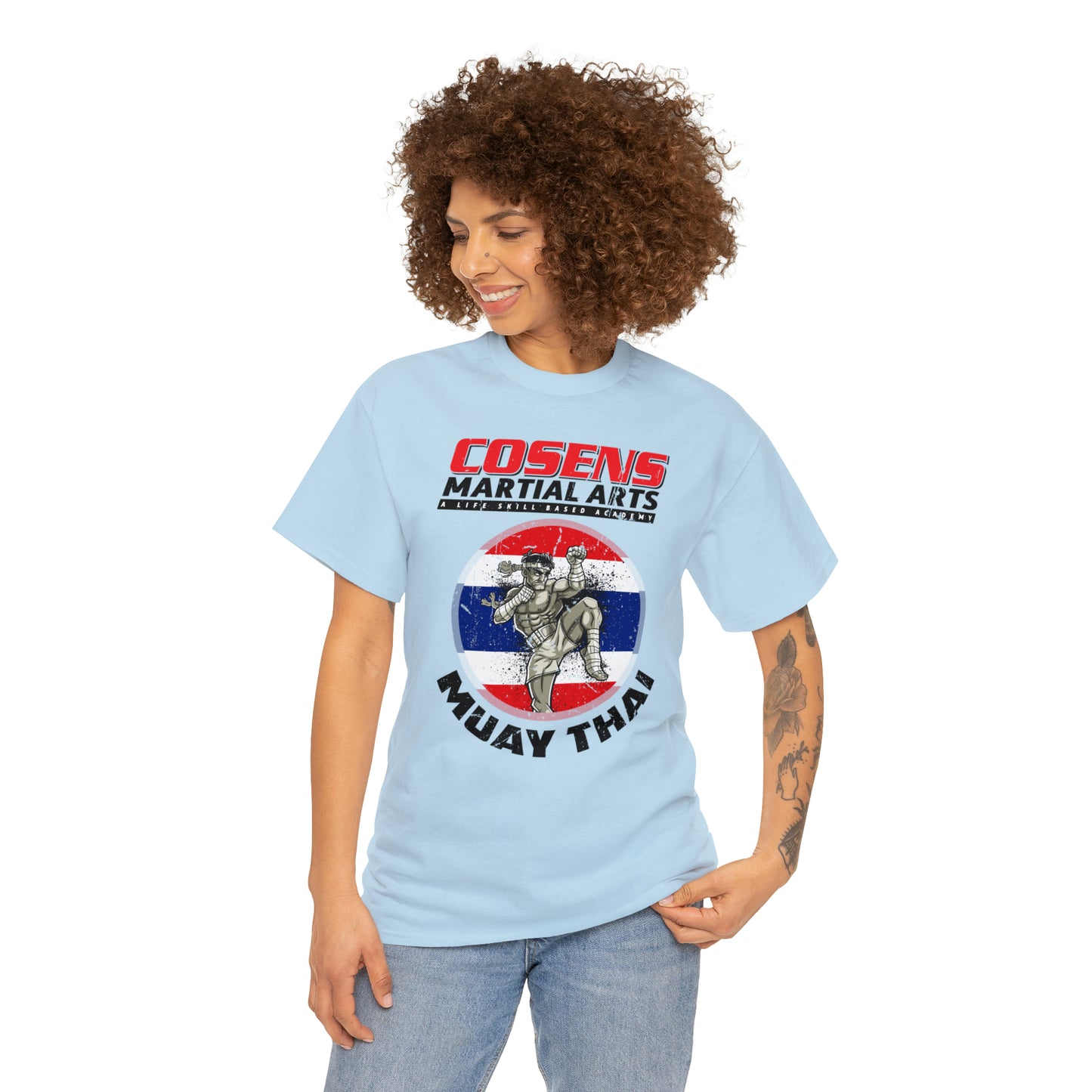 Adult "Muay Thai" Cosens Martial Arts Unisex Heavy Cotton Tee Unisex Heavy Cotton Tee