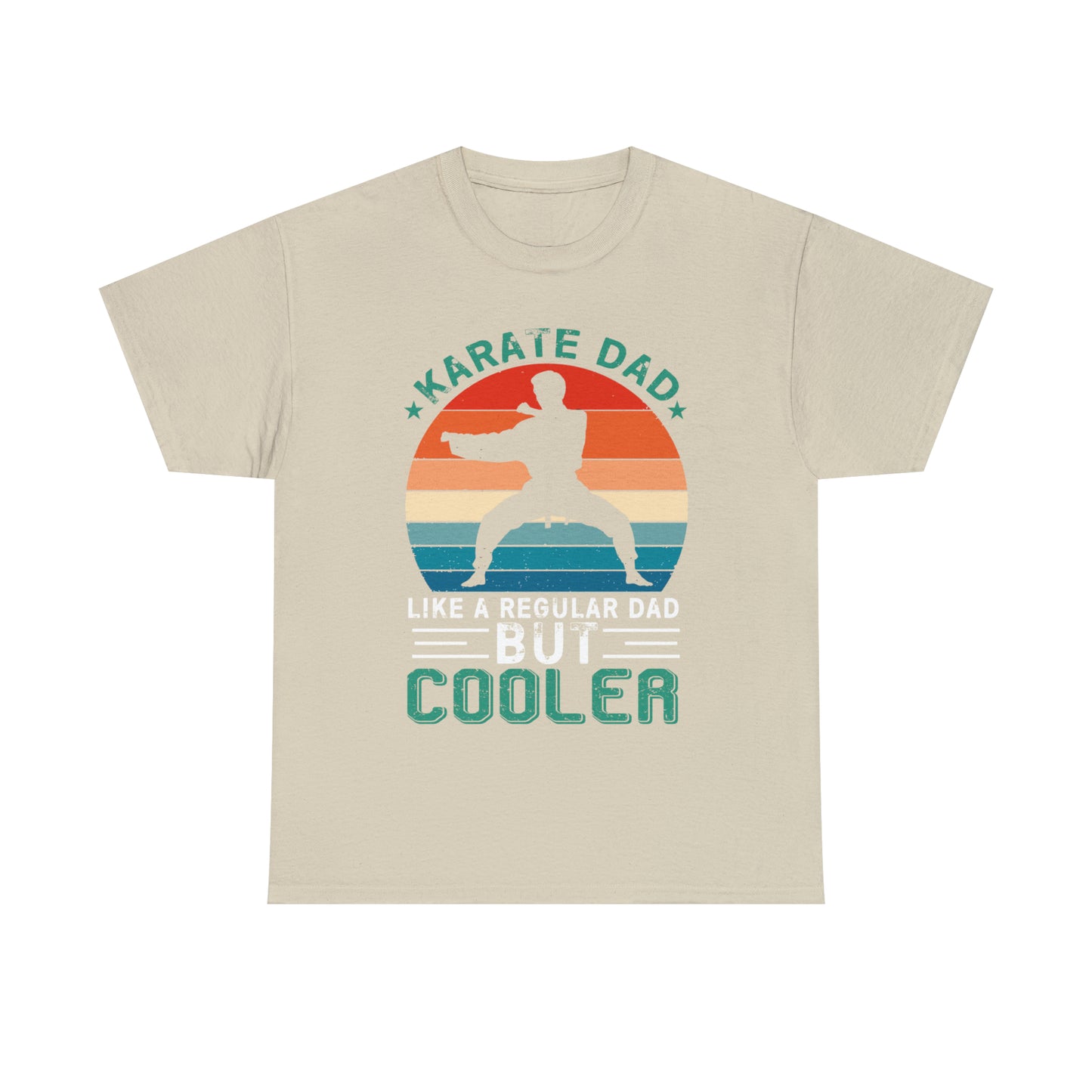 Cool Karate Dad Heavy Cotton Tee