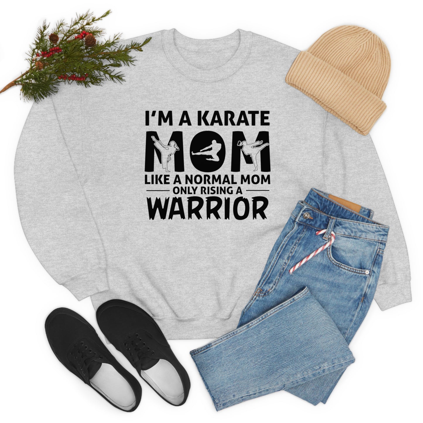 Cosens I'm a Karate Mom Heavy Blend™ Crewneck Sweatshirt