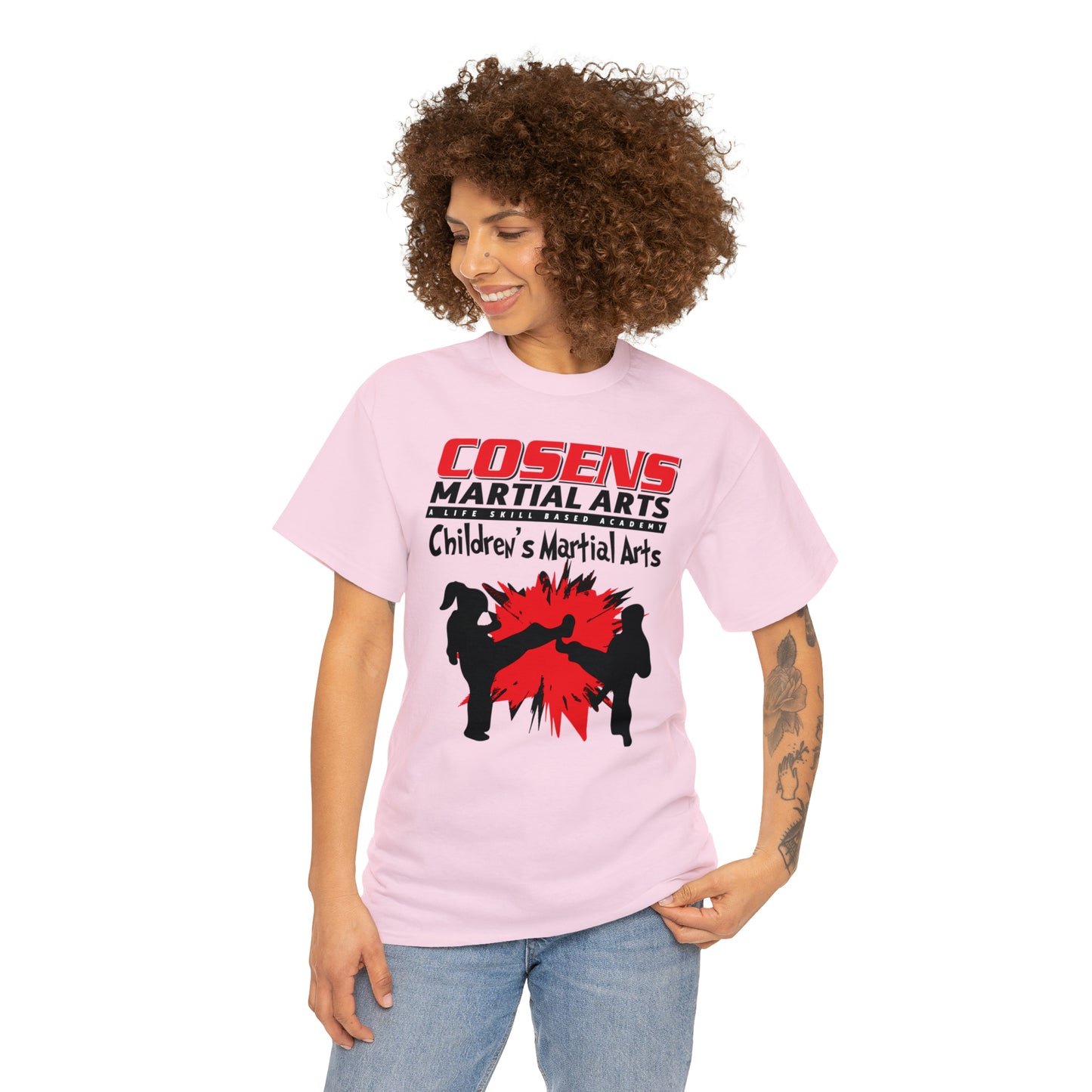 Adult "Childrens Martial Arts" Cosens Martial Arts Unisex Heavy Cotton Tee Unisex Heavy Cotton Tee