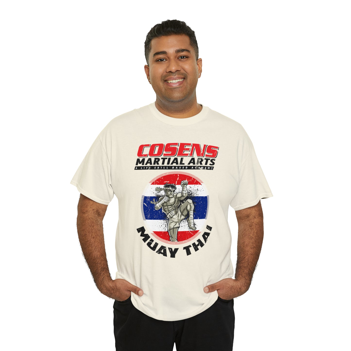 Adult "Muay Thai" Cosens Martial Arts Unisex Heavy Cotton Tee Unisex Heavy Cotton Tee