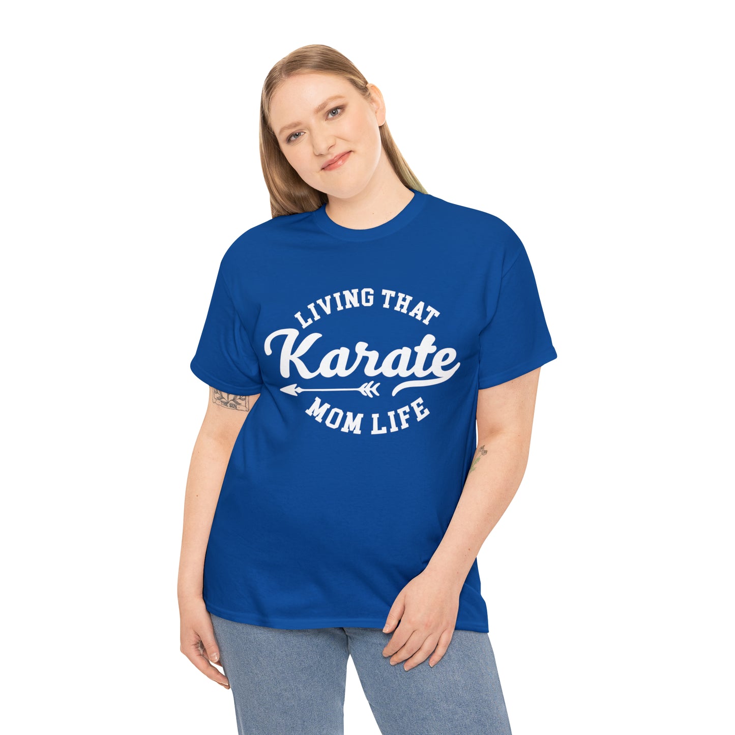 Karate Mom Life! Shirt For Mom, Heavy Cotton Tee