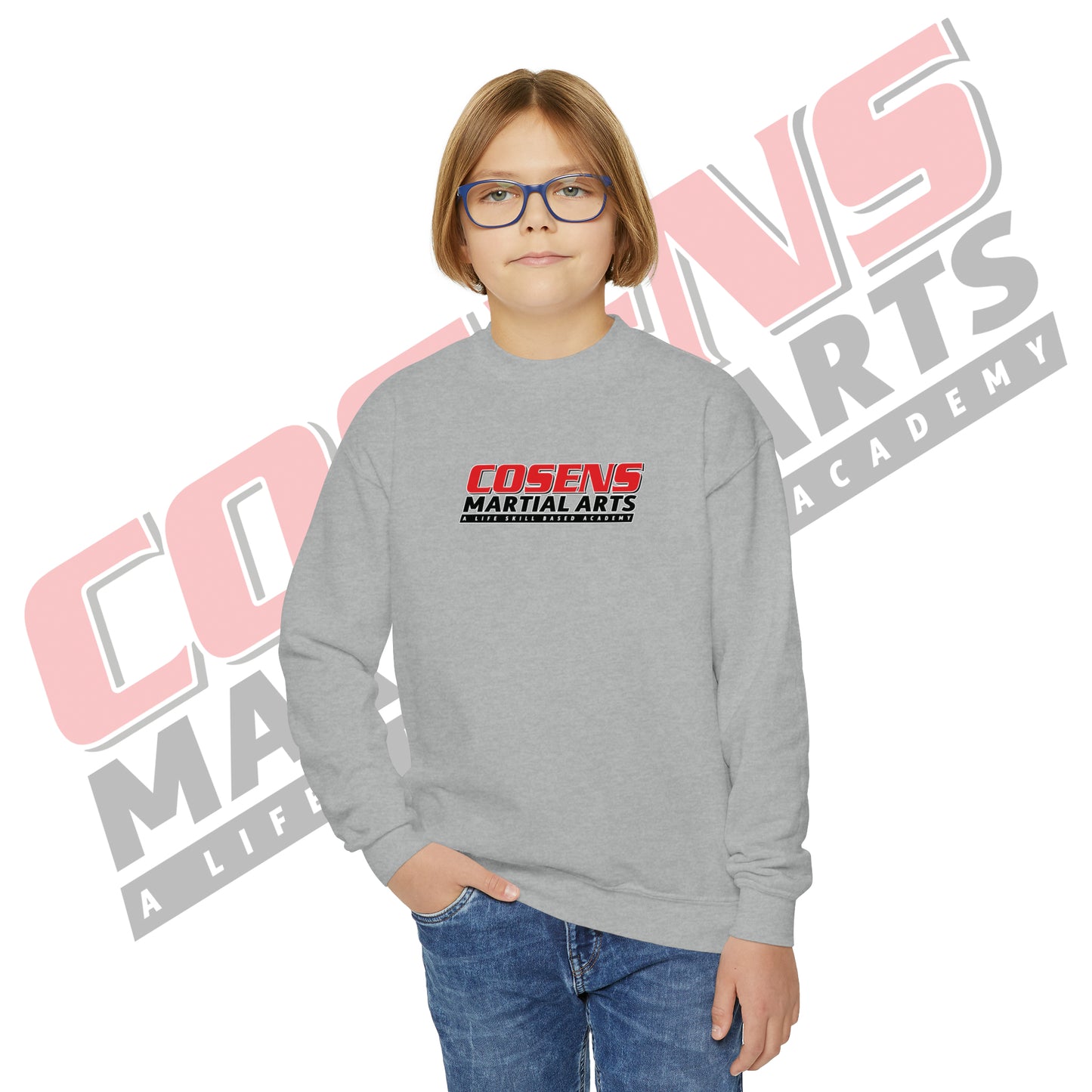 Youth Custom Crewneck Sweatshirt (Name on Back)