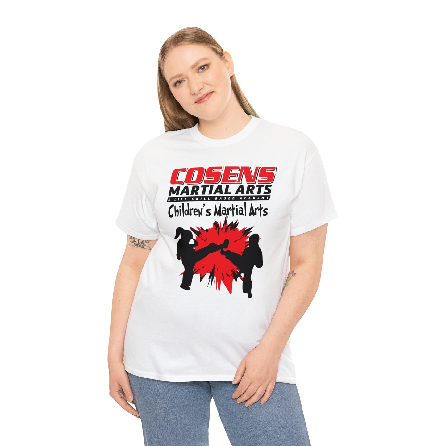Adult "Childrens Martial Arts" Cosens Martial Arts Unisex Heavy Cotton Tee Unisex Heavy Cotton Tee