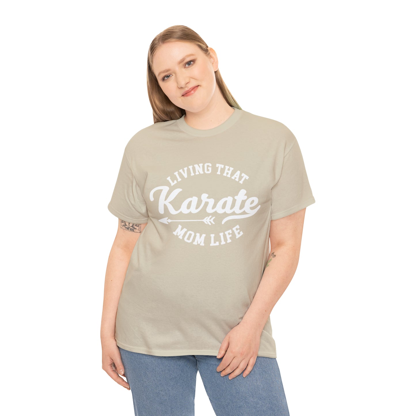 Karate Mom Life! Shirt For Mom, Heavy Cotton Tee