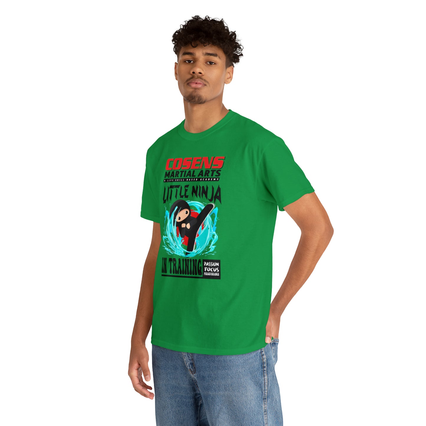 Adult "Little Ninja in Training" Cosens Martial Arts Unisex Heavy Cotton Tee Unisex Heavy Cotton Tee