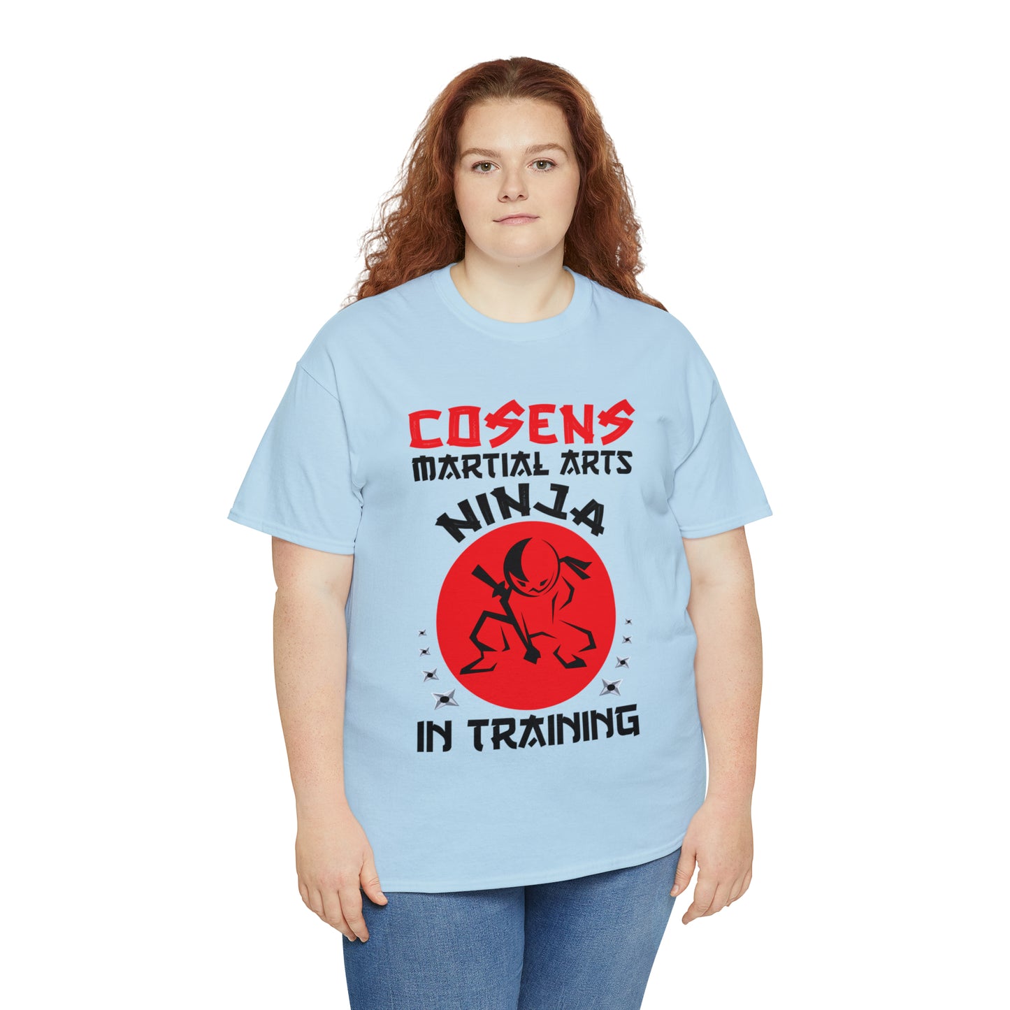 Adult "Ninja in Training" Unisex Heavy Cotton Tee