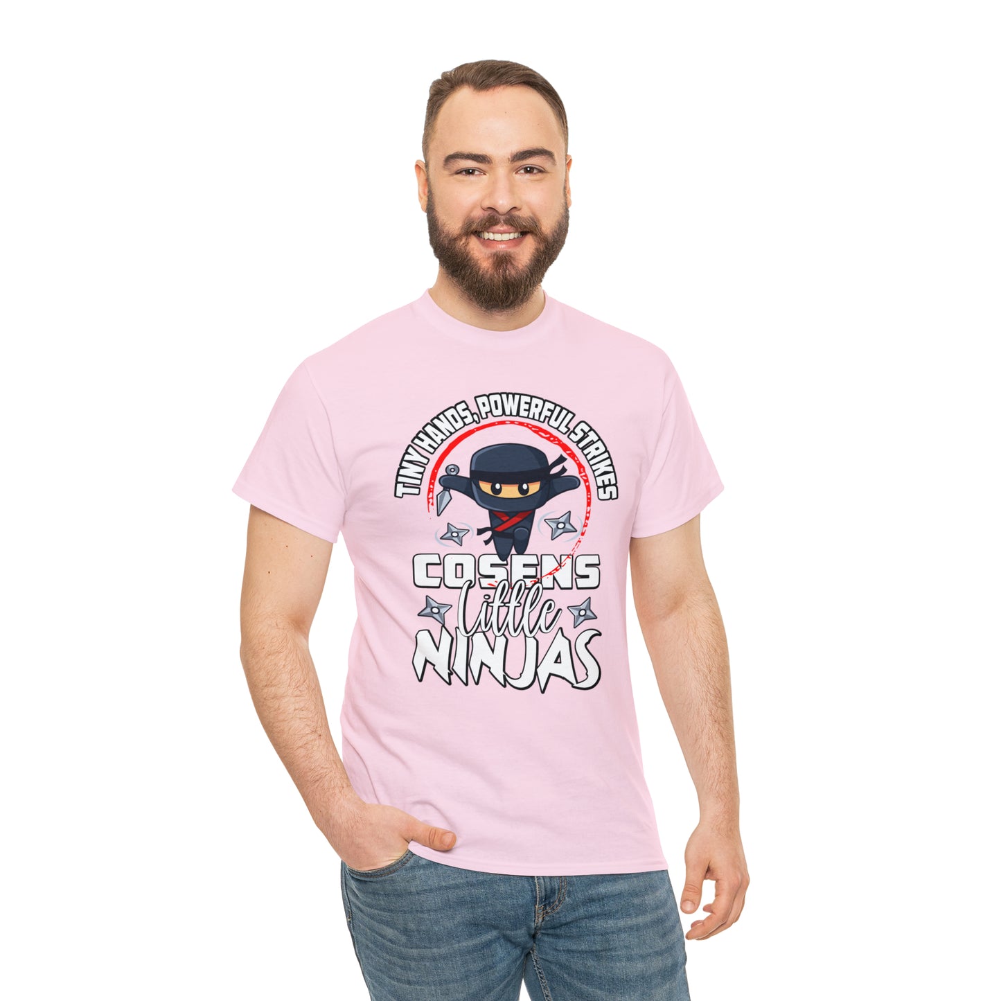 Adult "Little Ninjas" Cosens Martial Arts Unisex Heavy Cotton Tee Unisex Heavy Cotton Tee