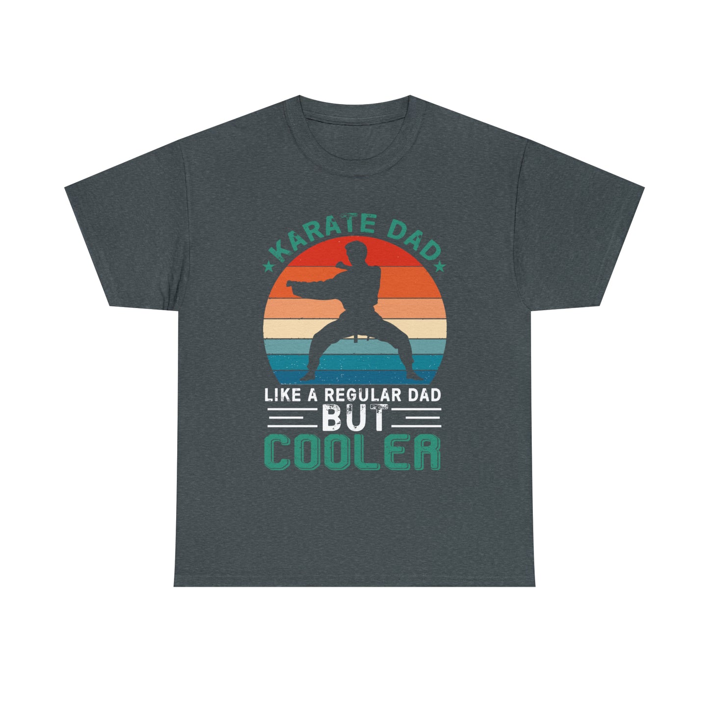 Cool Karate Dad Heavy Cotton Tee