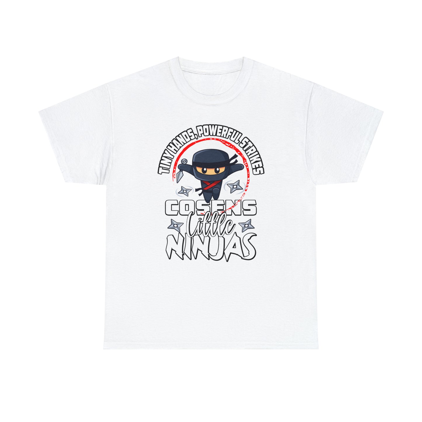 Adult "Little Ninjas" Cosens Martial Arts Unisex Heavy Cotton Tee Unisex Heavy Cotton Tee