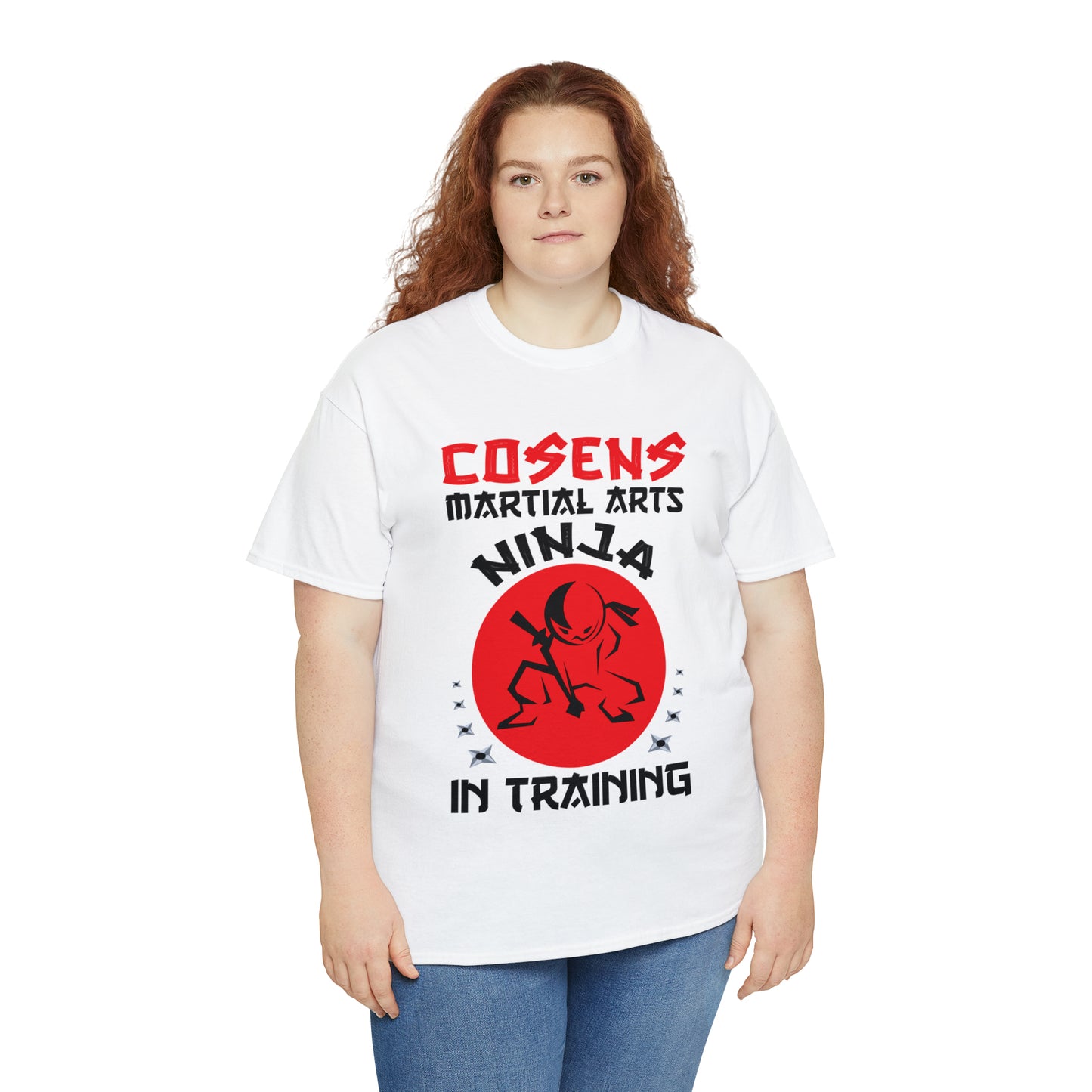 Adult "Ninja in Training" Unisex Heavy Cotton Tee