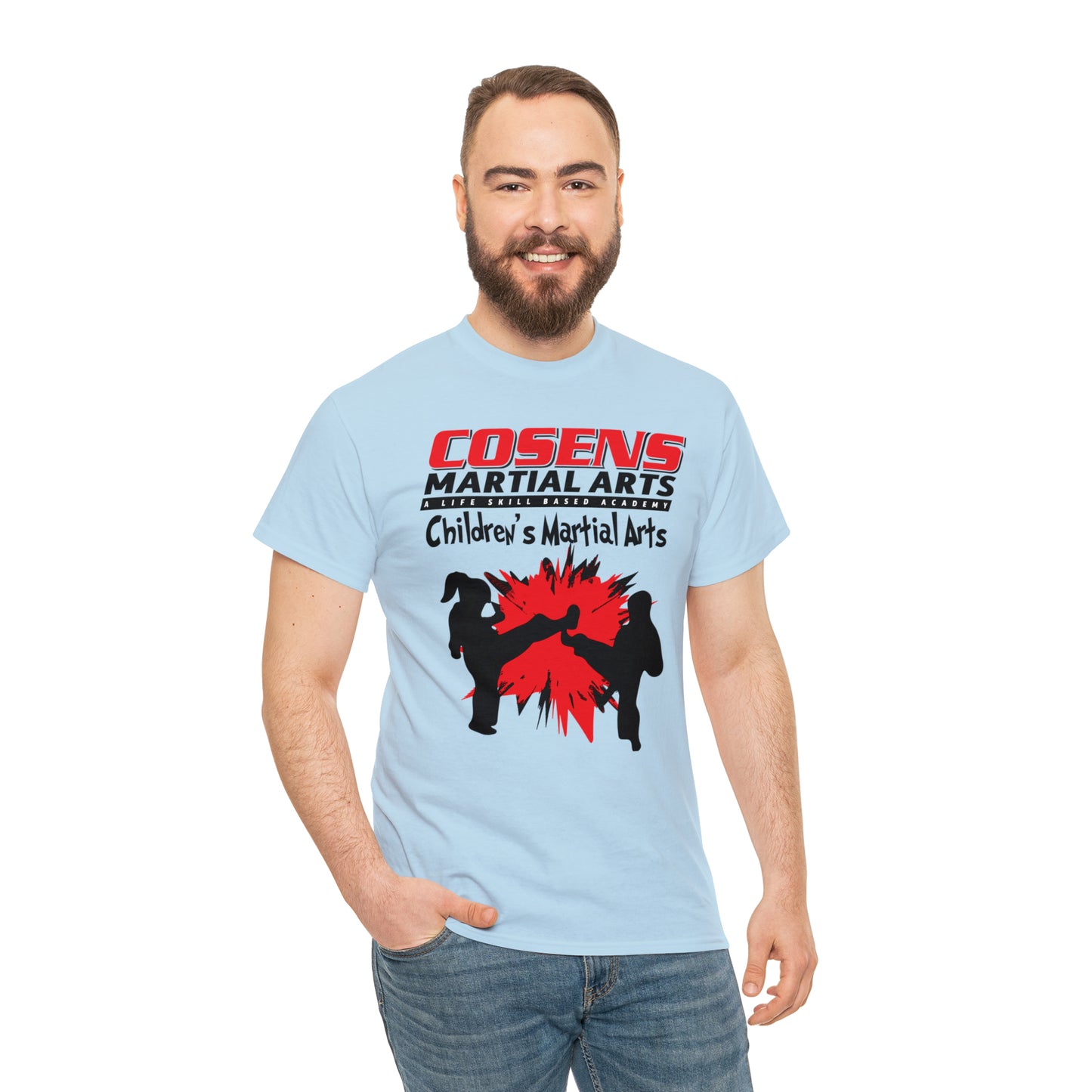 Adult "Childrens Martial Arts" Cosens Martial Arts Unisex Heavy Cotton Tee Unisex Heavy Cotton Tee