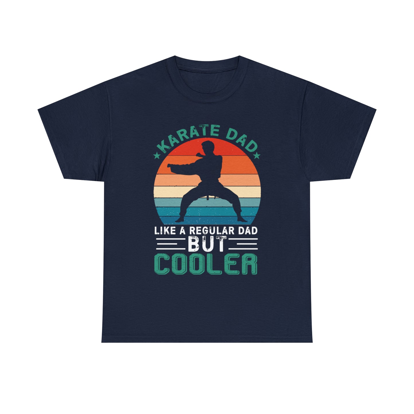 Cool Karate Dad Heavy Cotton Tee