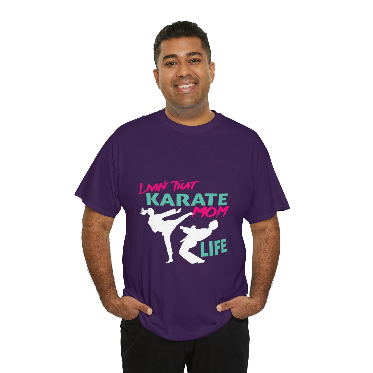Copy of Livin' That Karate Mom Life Heavy Cotton Tee