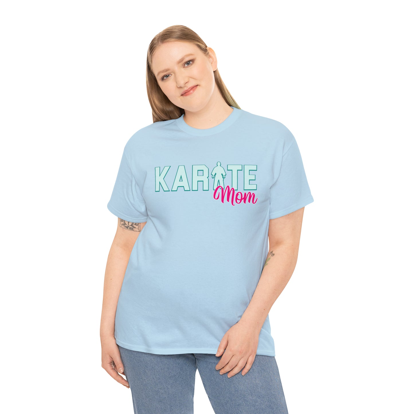 Karate Mom Life Heavy Cotton Tee