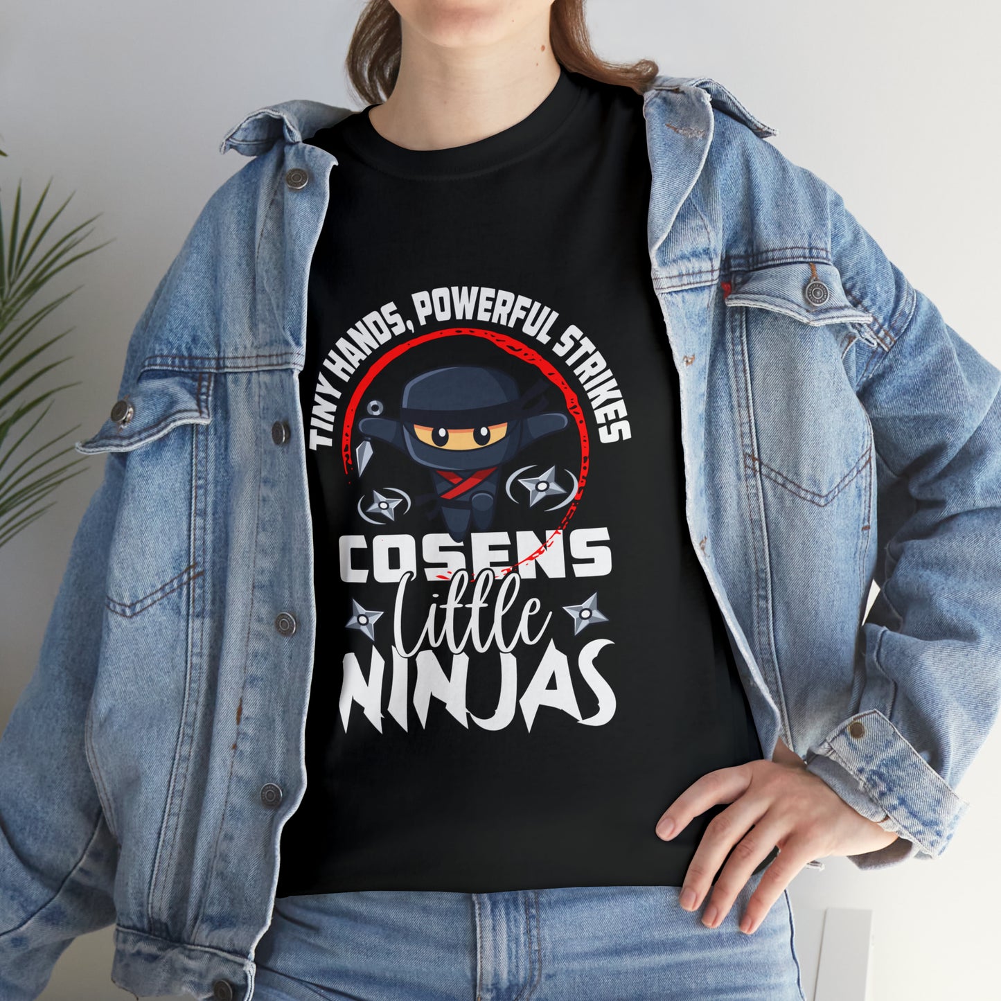 Little Ninjas Adult Unisex Heavy Cotton Tee