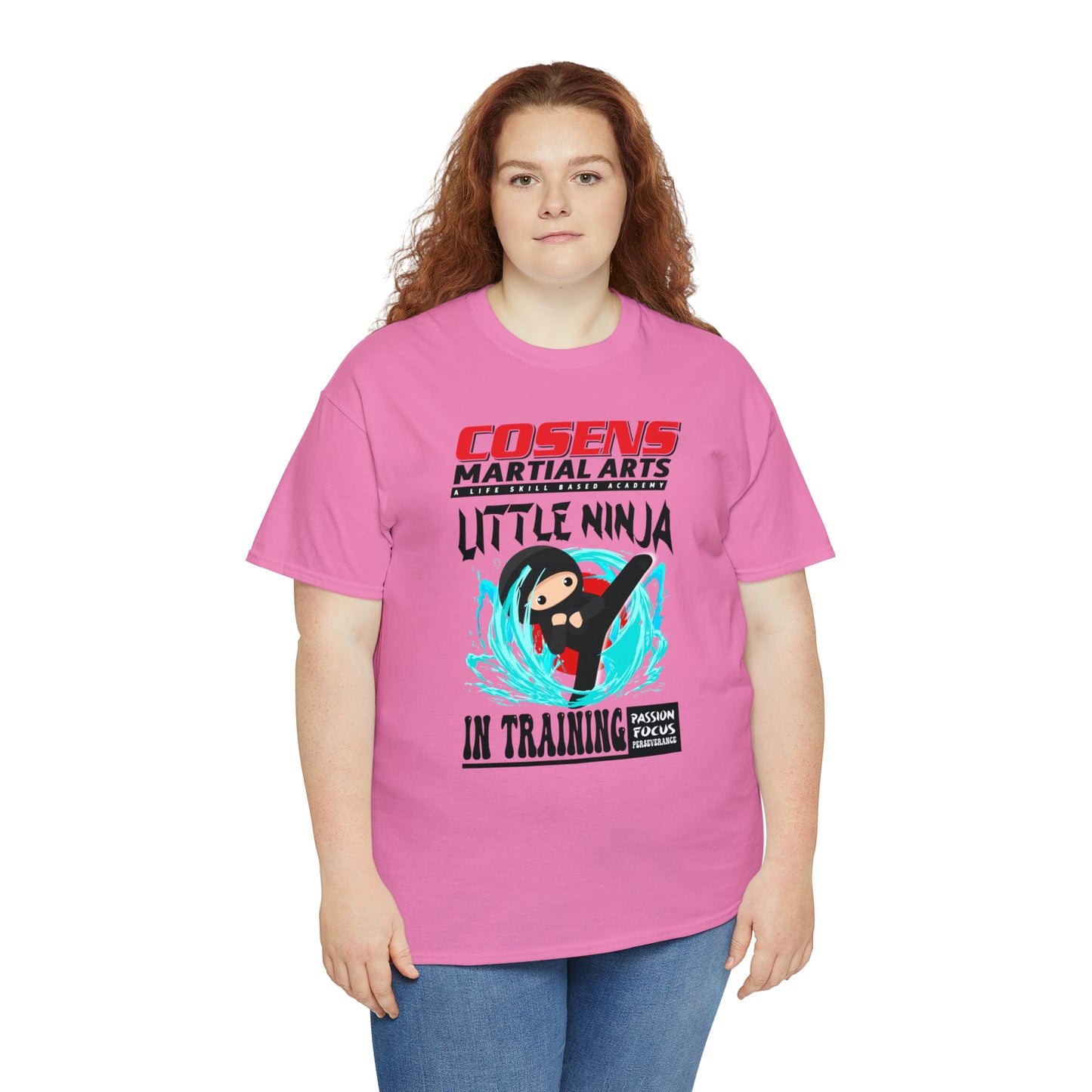 Adult "Little Ninja in Training" Cosens Martial Arts Unisex Heavy Cotton Tee Unisex Heavy Cotton Tee