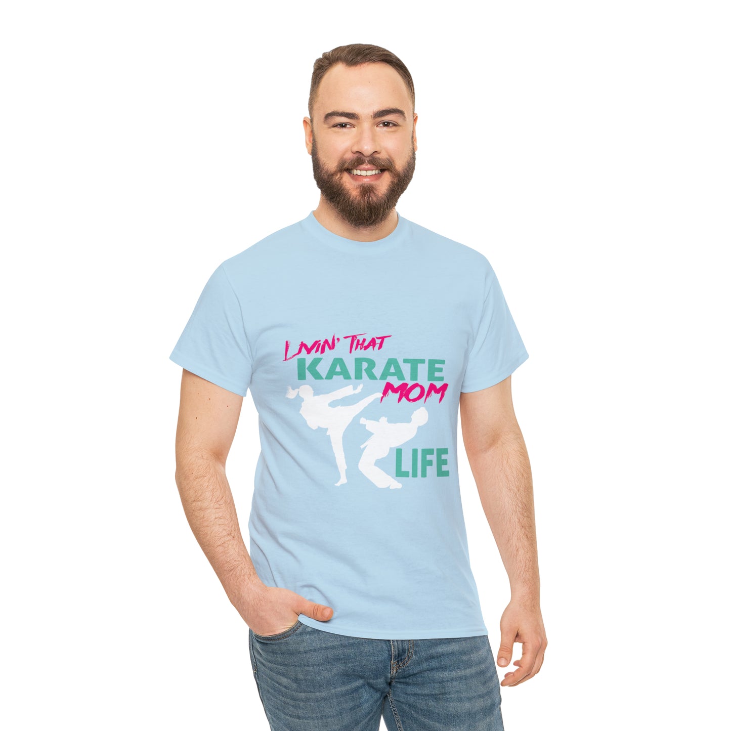 Copy of Livin' That Karate Mom Life Heavy Cotton Tee